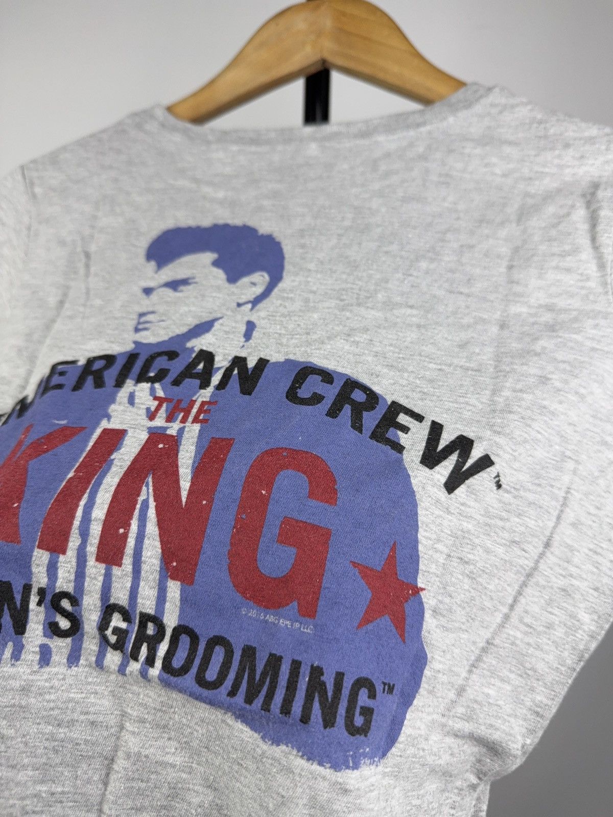 Vintage 00s Elvis Presley x American Crew Promo Y2K Tee Gray M Size M / US 6-8 / IT 42-44 - 7 Thumbnail