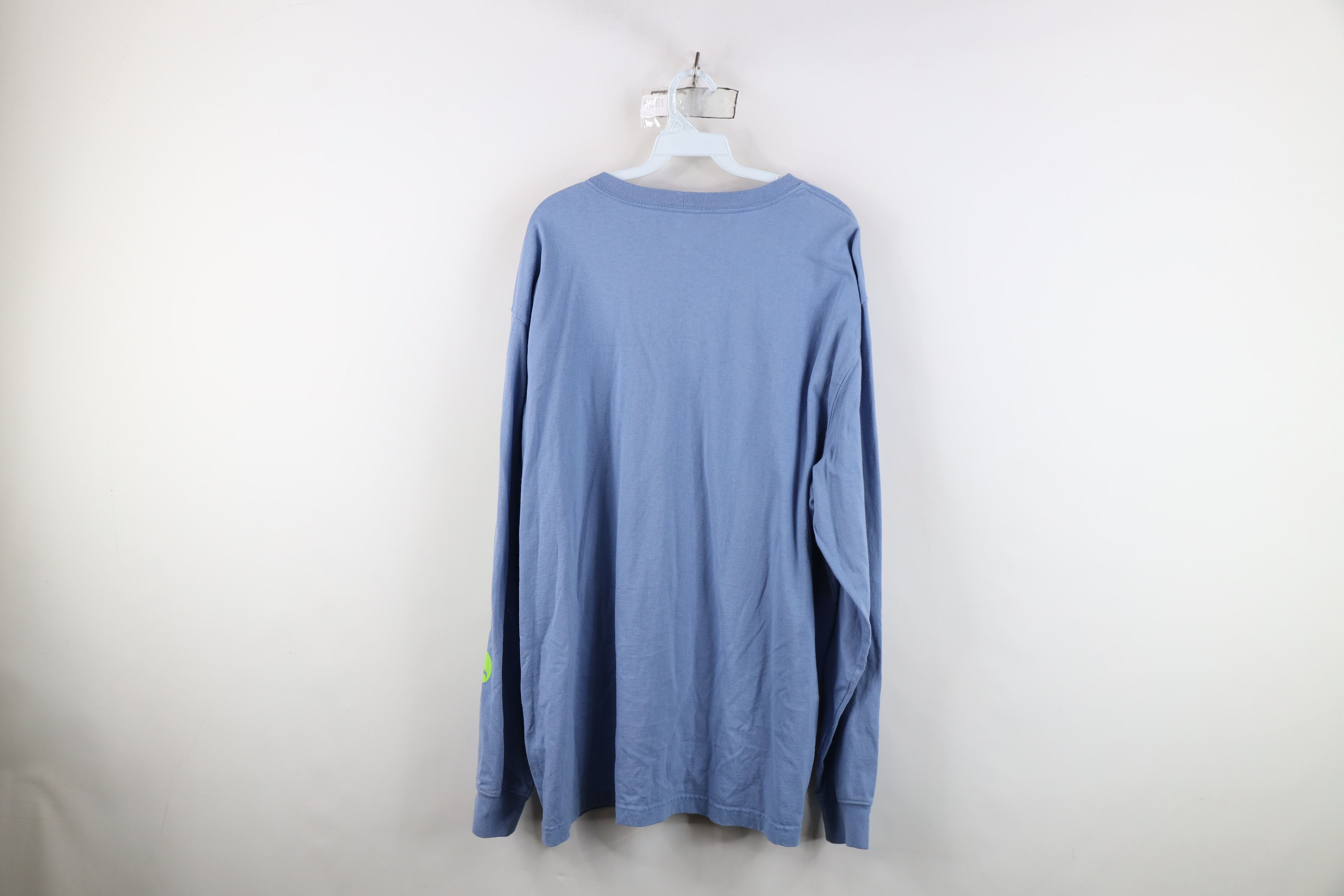 Carhartt Vintage Y2K Carhartt Spell Long Sleeve T-Shirt Blue Cotton Size US XXL / EU 58 / 5 - 12 Thumbnail