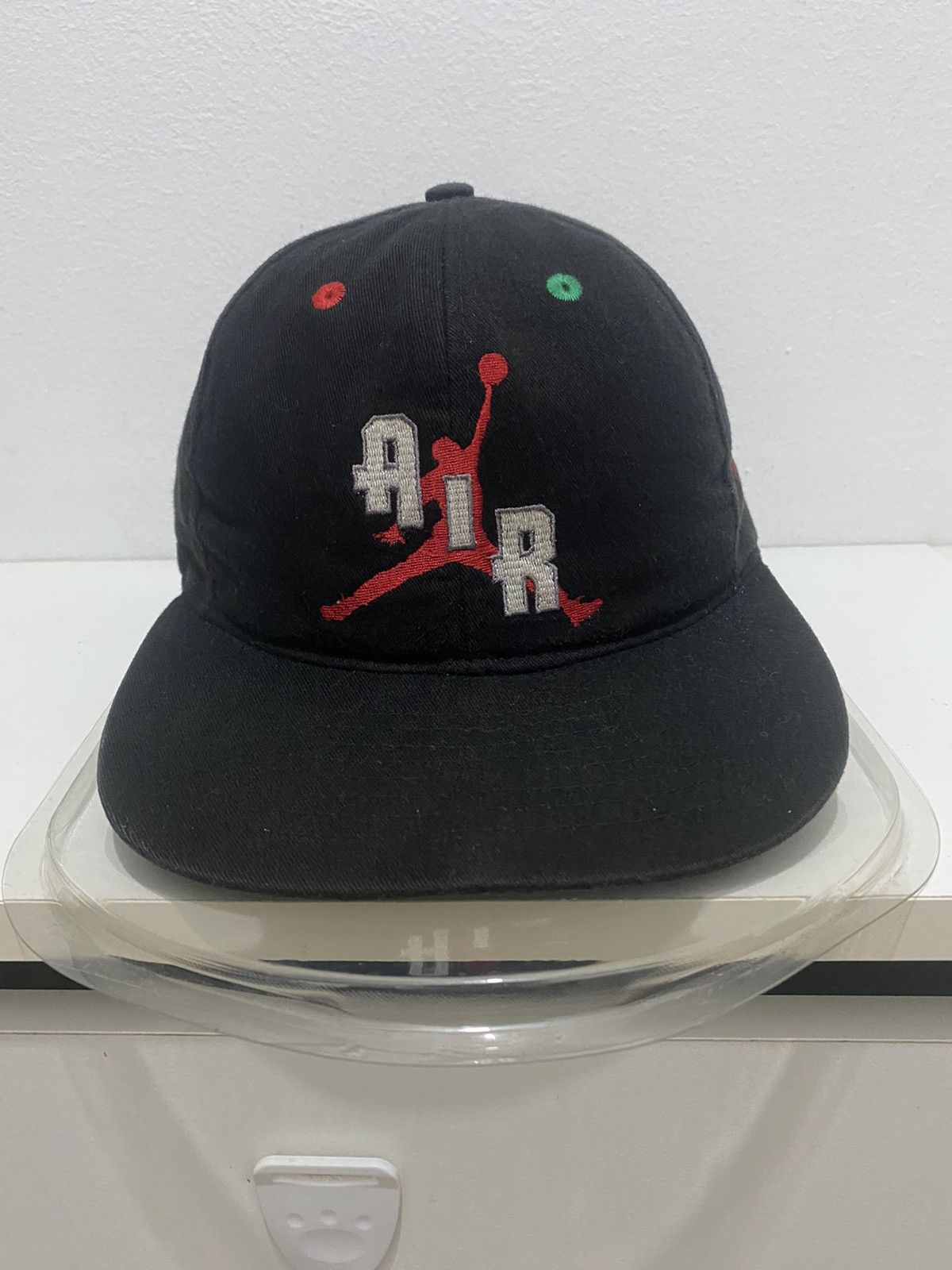 Nike Rare Vintage 90s Nike Air Jordan Swoosh Embroidery SnapBack Size ONE SIZE - 3 Thumbnail