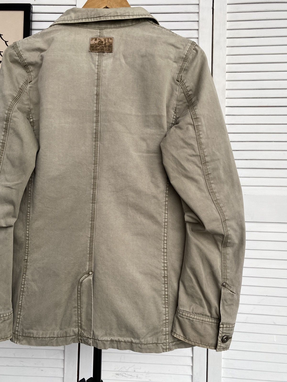 Diesel × Vintage Vintage Diesel Workwear Blazer Jacket Faded Khaki Military Size US S / EU 44-46 / 1 - 12 Thumbnail