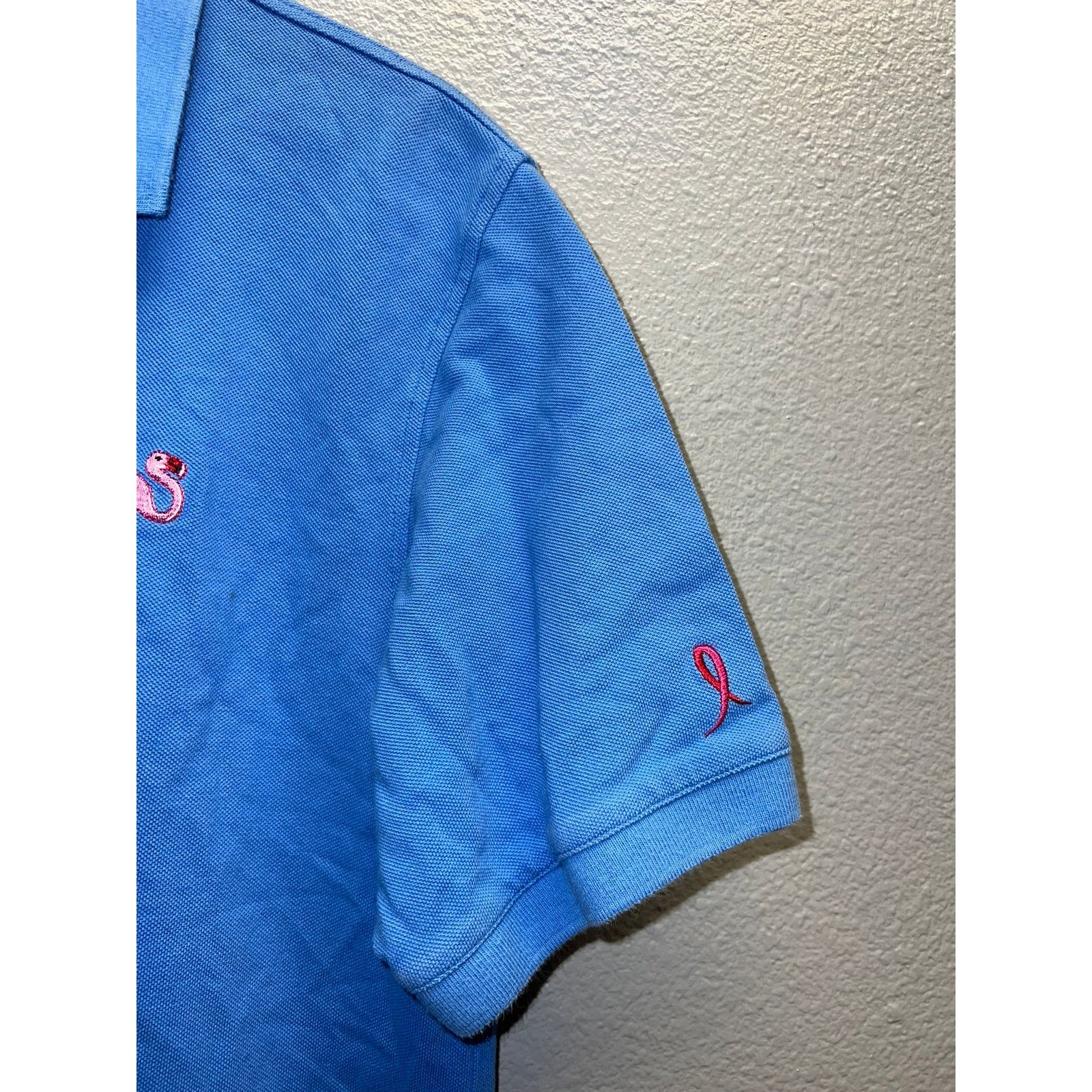 BMW BMW Ultimate Drive Polo Shirt Blue Flamingo Logo Cure Large Size US L / EU 52-54 / 3 - 4 Thumbnail
