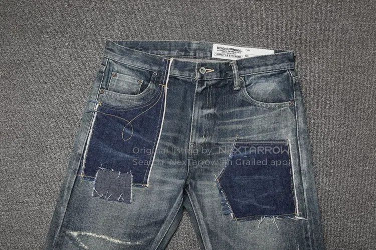 Neighborhood Neighborhood size M Distressed Patch King of Cows Jeans, S Size US 27 - 3 Thumbnail