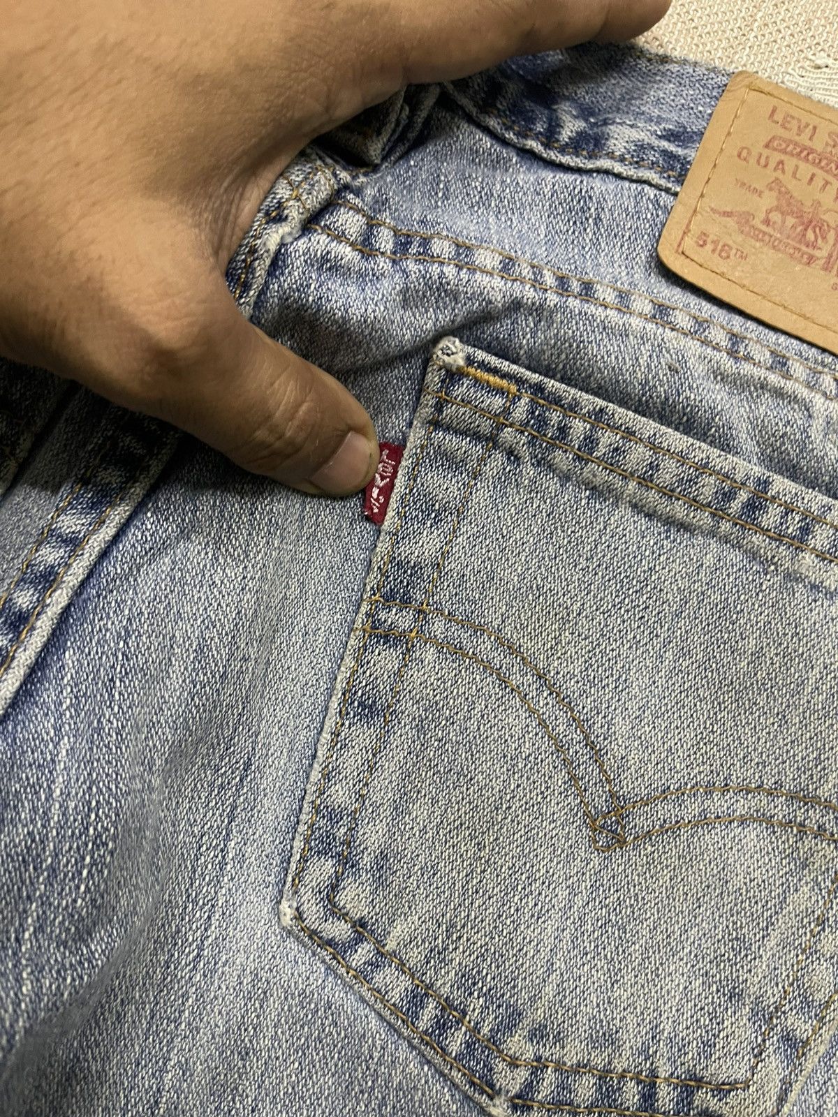 Levi's VINTAGE LEVIS 518 SUPER LOW BOOTCUT JEANS MADE IN USA Size 28" / US 6 / IT 42 - 16 Thumbnail