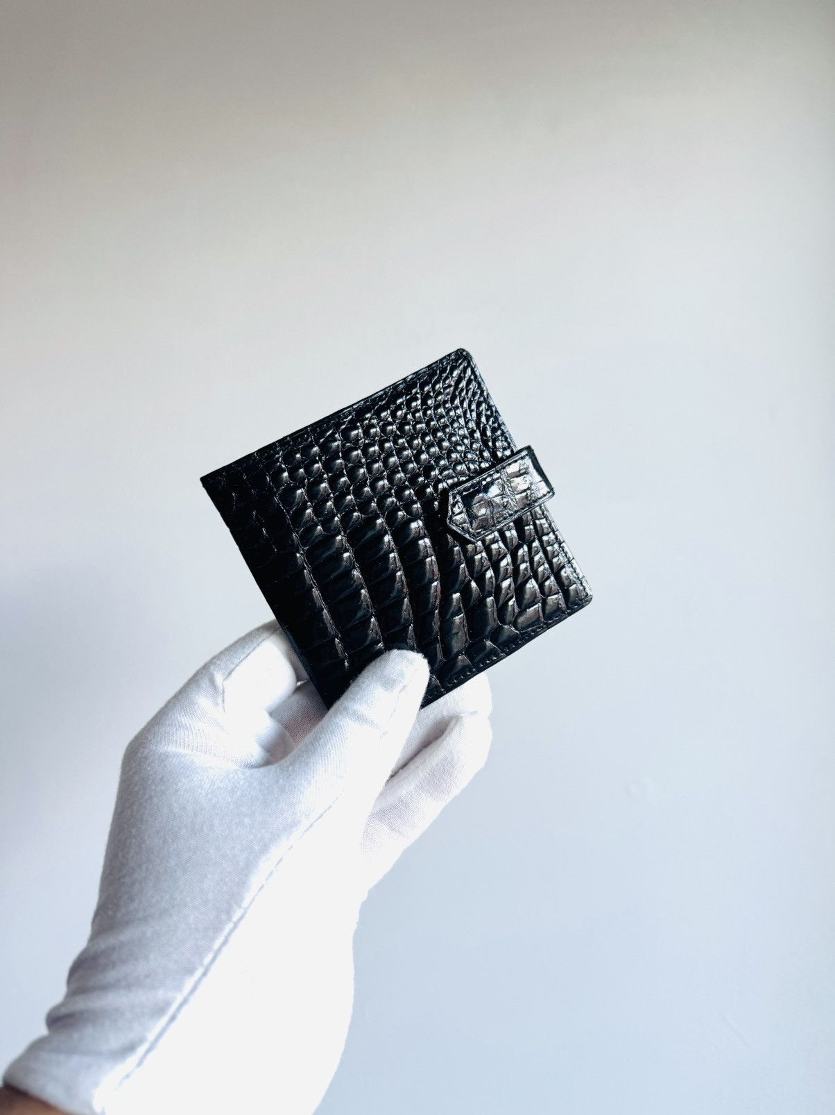 Tiffany & Co. Vintage Tiffany & Co Black patent croc & leather Wallet 60s Size ONE SIZE - 1 Thumbnail