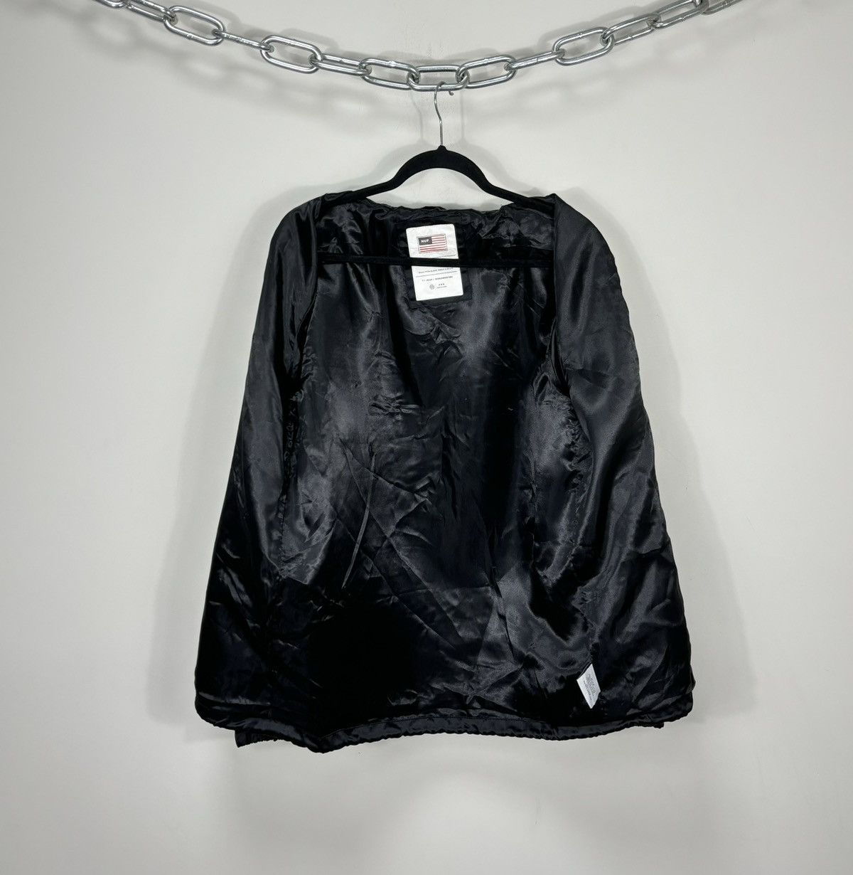 Huf HUF Embroidered Logo Y2K Black Hype Coach Jacket Size US M / EU 48-50 / 2 - 13 Thumbnail