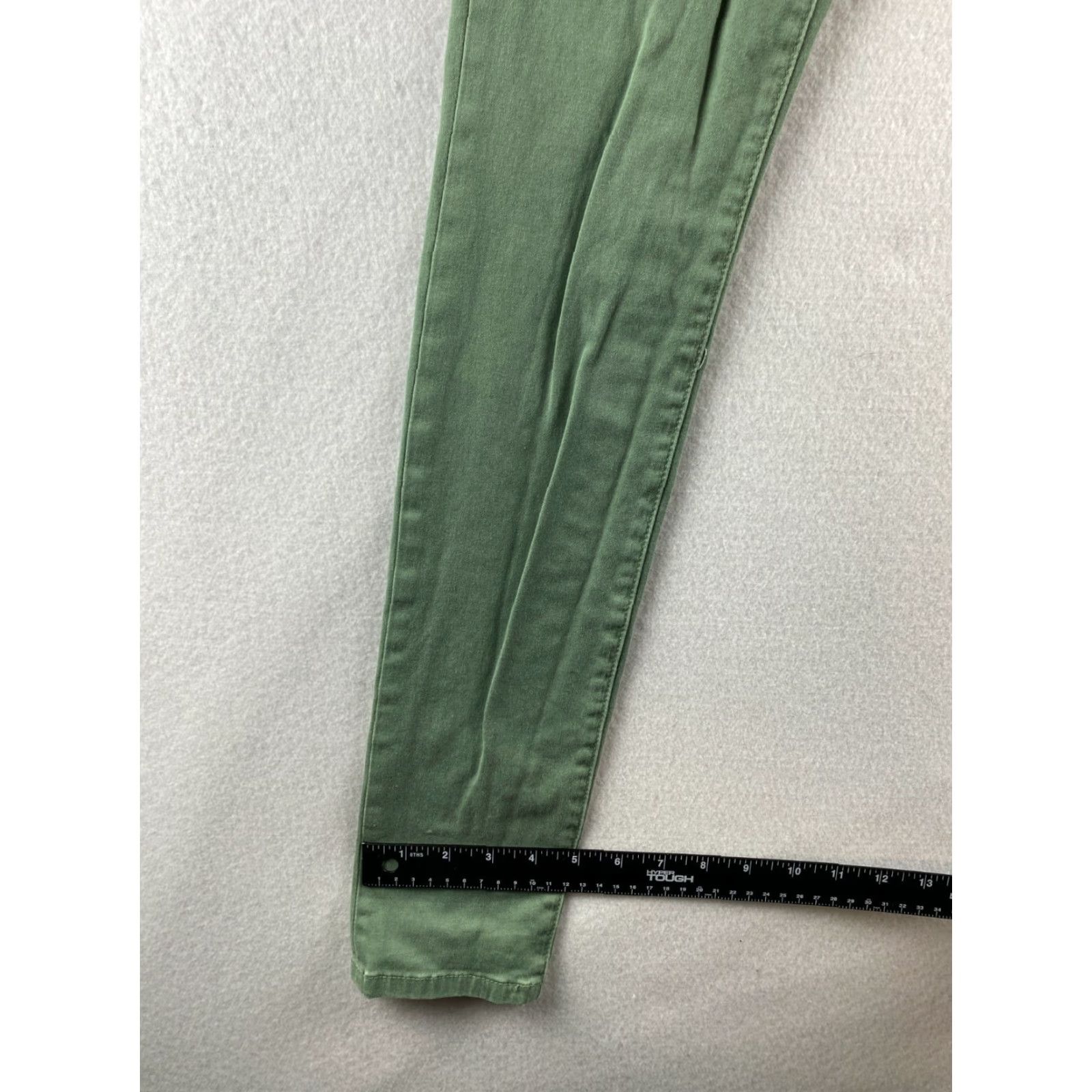 Vintage Joe's Jeans Womens Jeans Skinny Rocker 25 Green Denim Stretch Zipper Belt Loops Inseam 30.5 Tappered Regular Modern Casual Fall Spring Summer Winter 0 Size 42" / US 20 - 6 Thumbnail