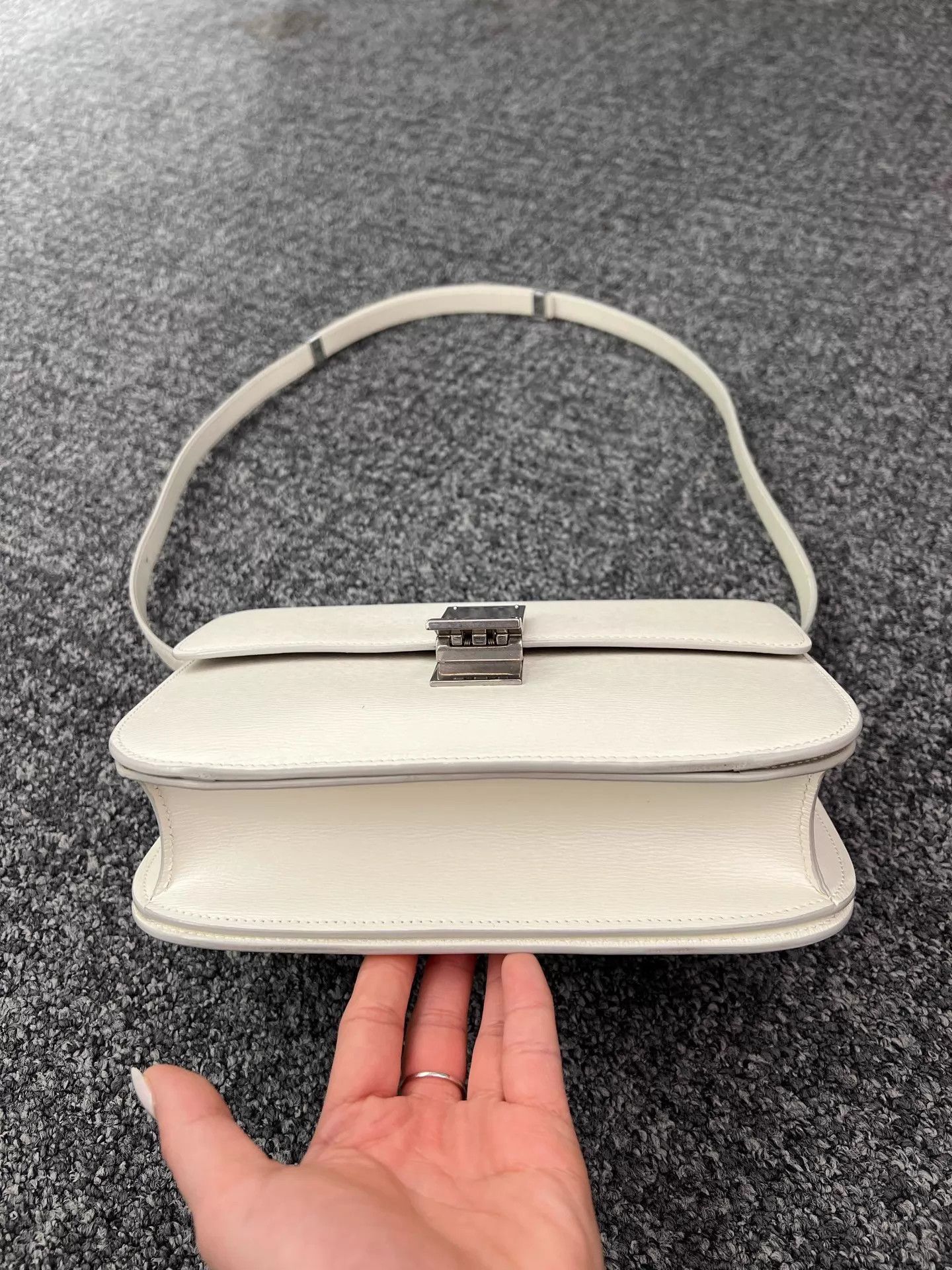 Celine Celine Trapeze Crossbody White 98 New Size ONE SIZE - 5 Thumbnail