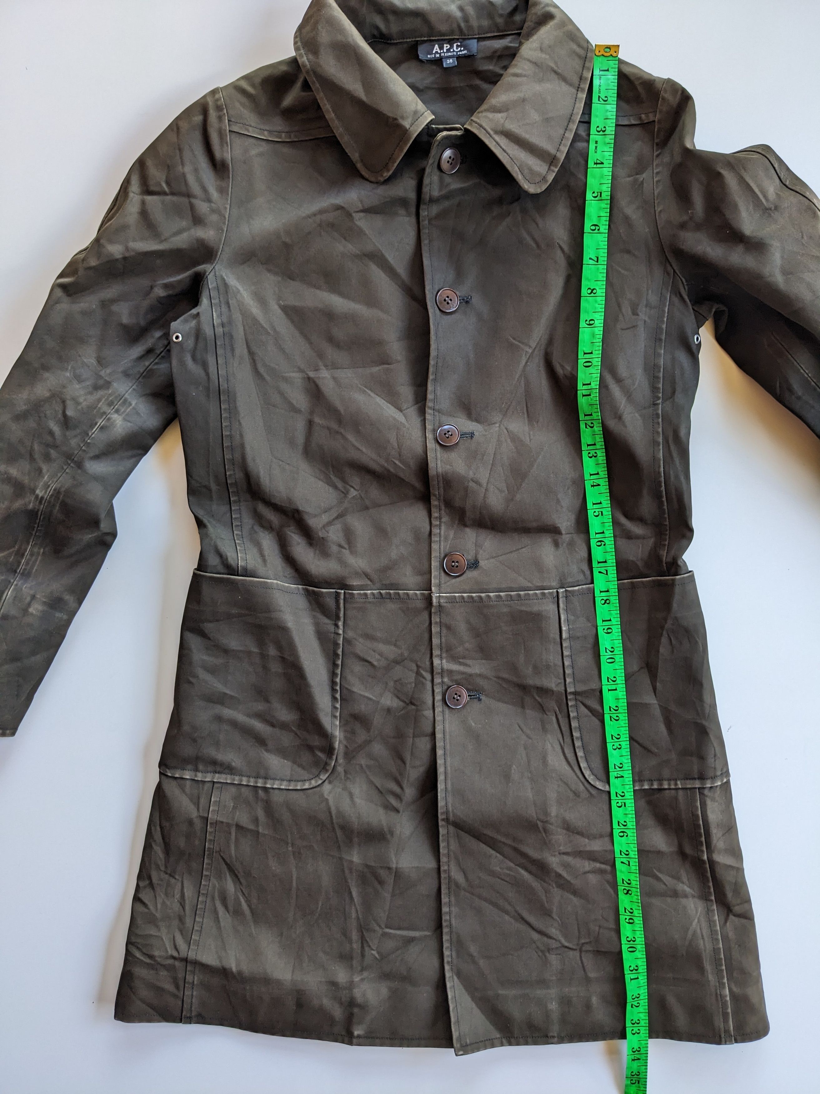 A.P.C. Vintage A.P.C waxed long jacket Size S / US 4 / IT 40 - 7 Thumbnail