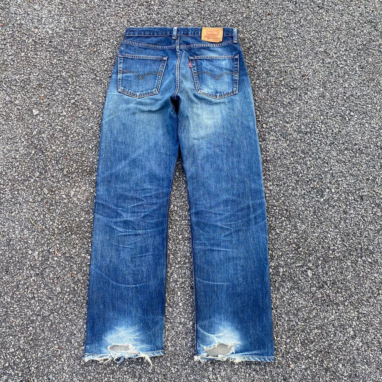 Levi's 💥Best Offer💥Vintage 90s Levis 503 Distressed Denim Size US 31 - 2 Thumbnail