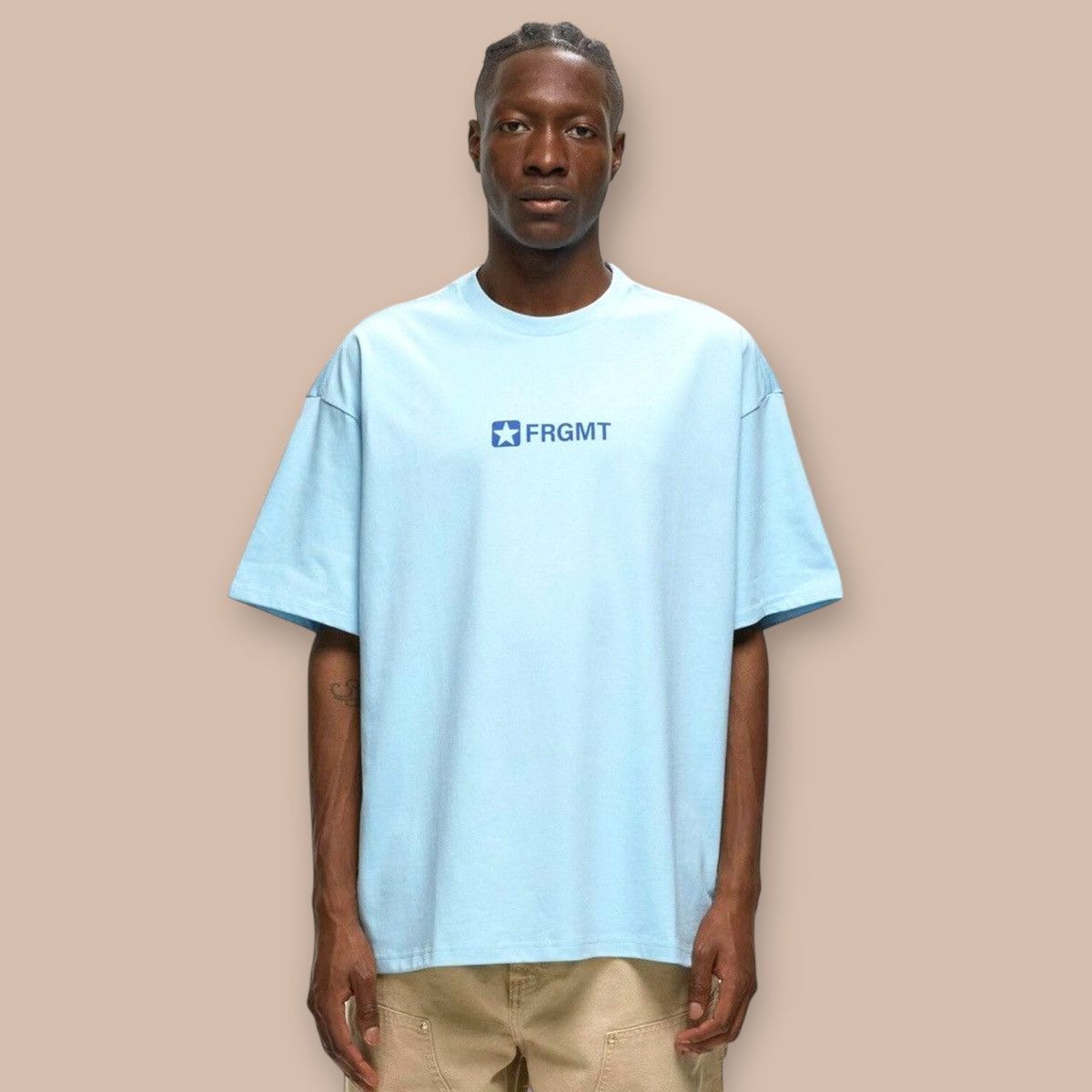 Converse × Fragment Design Converse x FRGMT Blue tee Size US XL / EU 56 / 4 - 12 Thumbnail