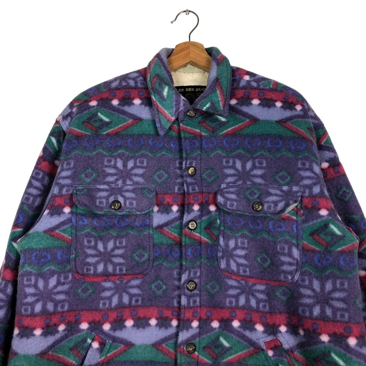 Japanese Brand × Vintage 🔥VINTAGE WOOL JACKET AZTEC NATIVE CLES DES DUCS ISSEY MIYAKE Size US M / EU 48-50 / 2 - 3 Thumbnail