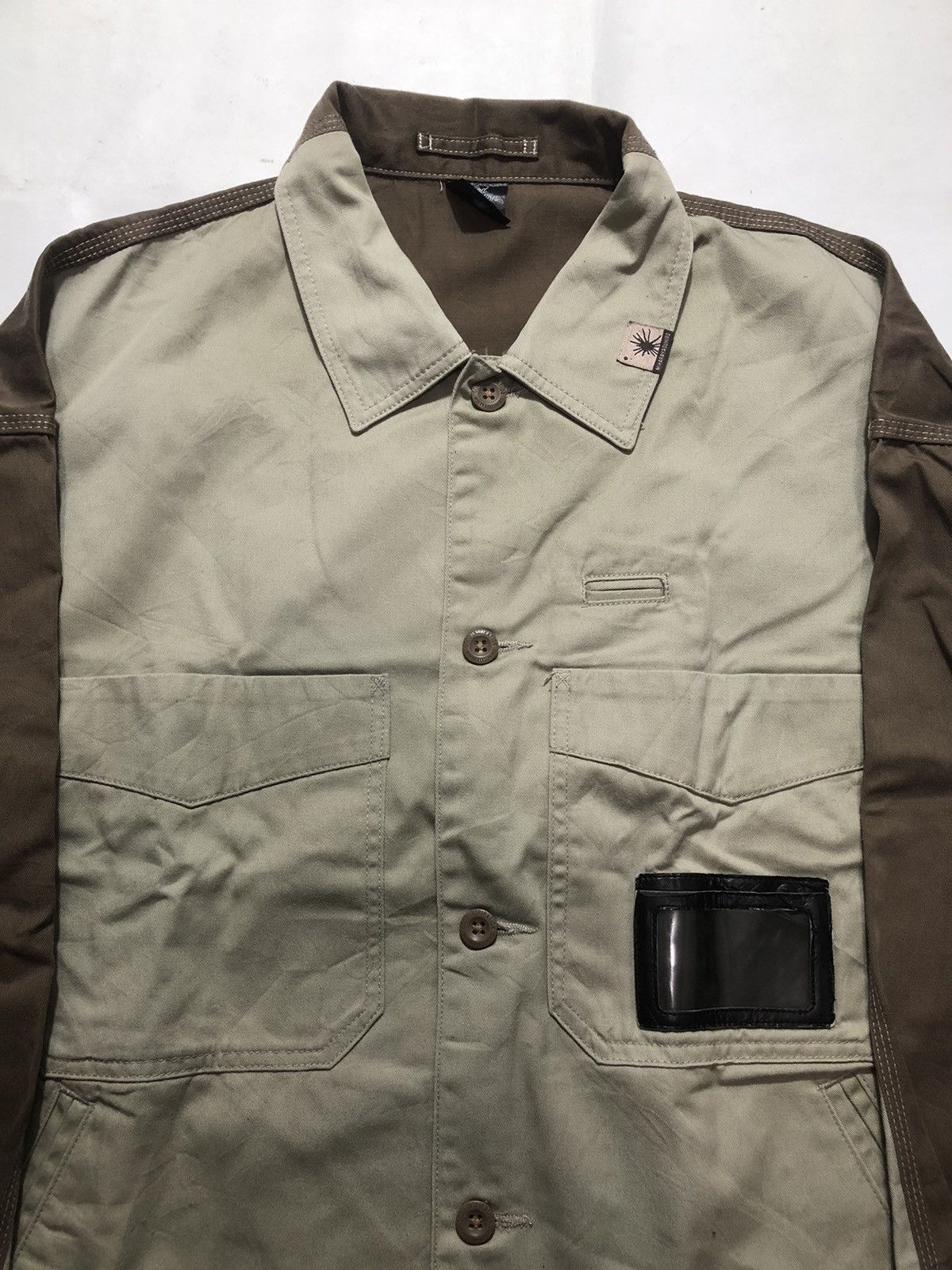 Japanese Brand × Maison MIHARA YASUHIRO Miharayasuhiro Two Toned Work Jacket Size US XL / EU 56 / 4 - 5 Thumbnail