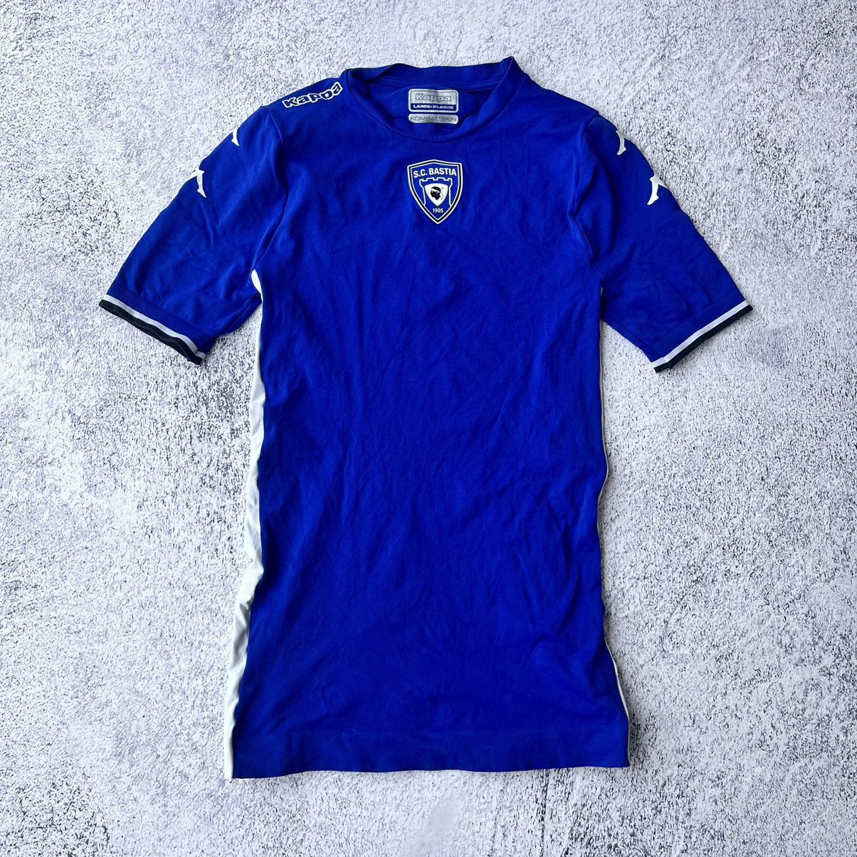 Kappa Bastia home Football shirt soccer jersey kappa Italy Size US L / EU 52-54 / 3 - 1 Thumbnail