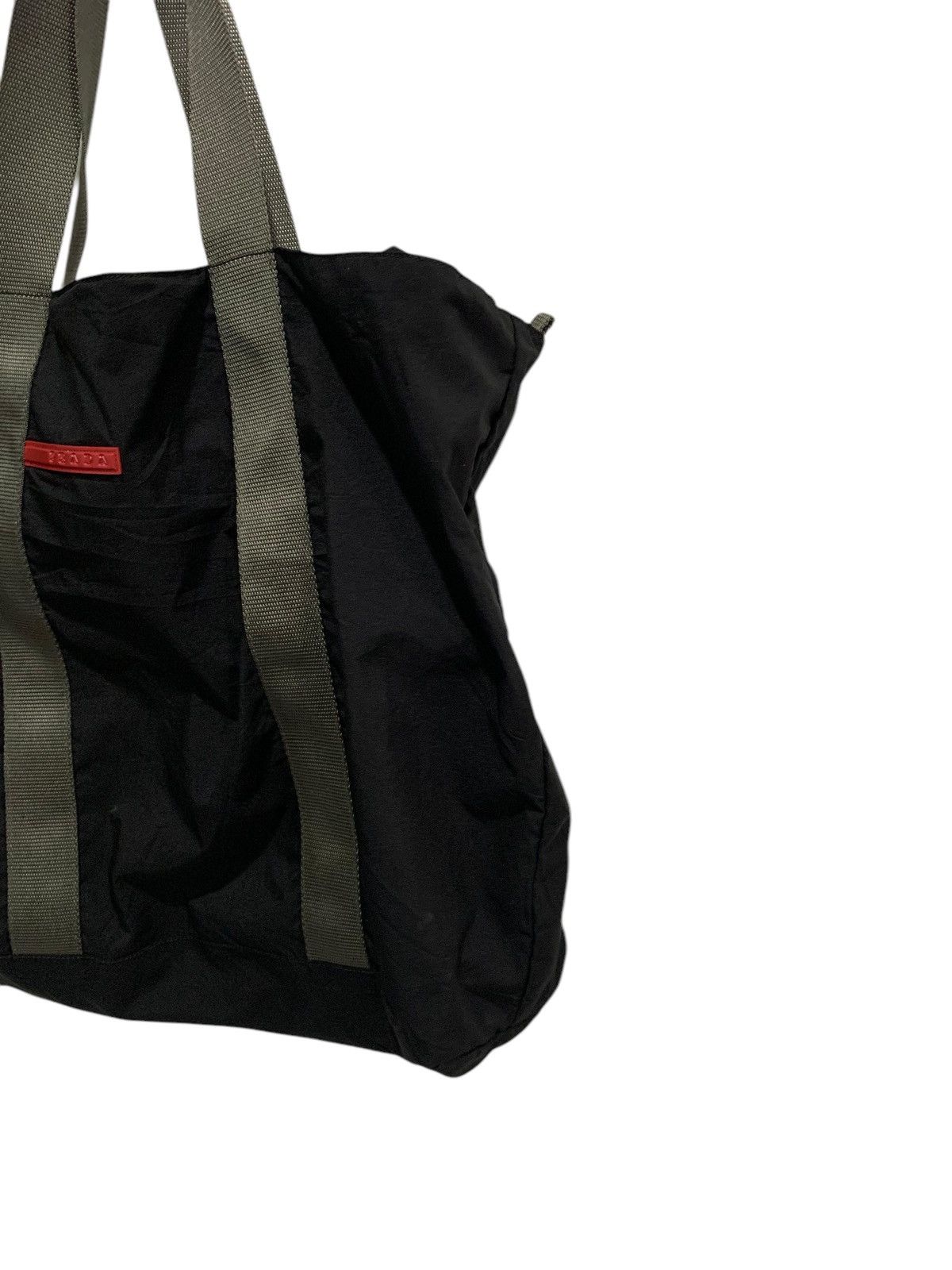 Prada × Vintage 🔥VTG PRADA SPORT NYLON BLACK RIRI ZIPPER TOTE Size ONE SIZE - 4 Thumbnail