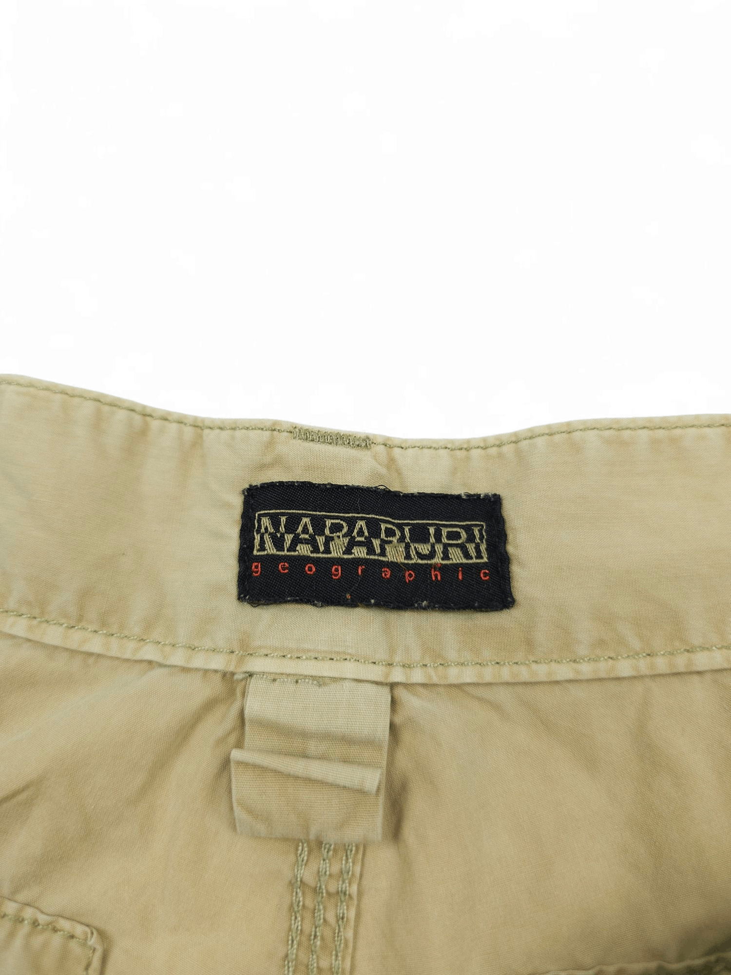 Napapijri 💎 Vintage Baggy Relaxed Cargo Shorts Outdoor Y2K Size L 90s Size US 33 - 7 Thumbnail