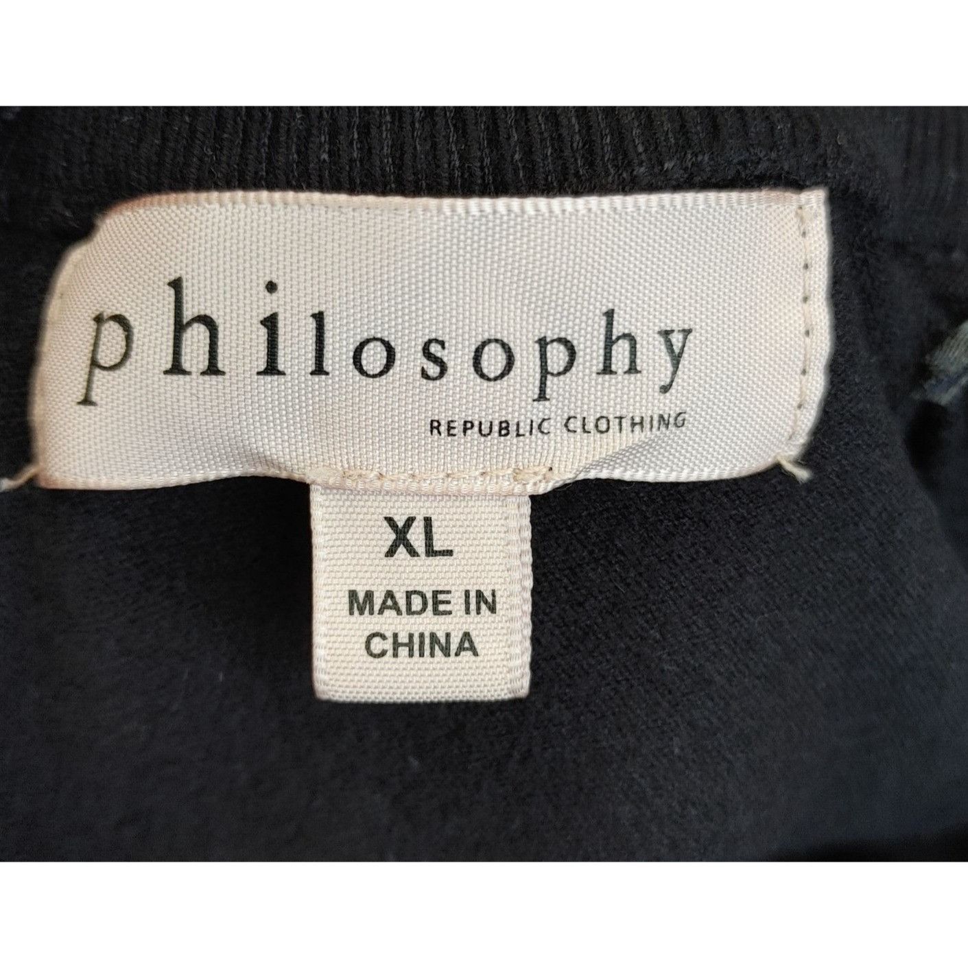 Other Philosophy Republic Clothing Women's XL Black Long Sleeve Size XL / US 12-14 / IT 48-50 - 3 Thumbnail