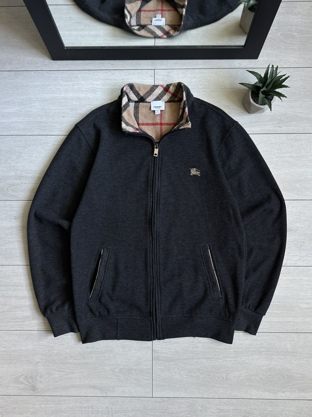 Burberry London Luxury Zip Sweater