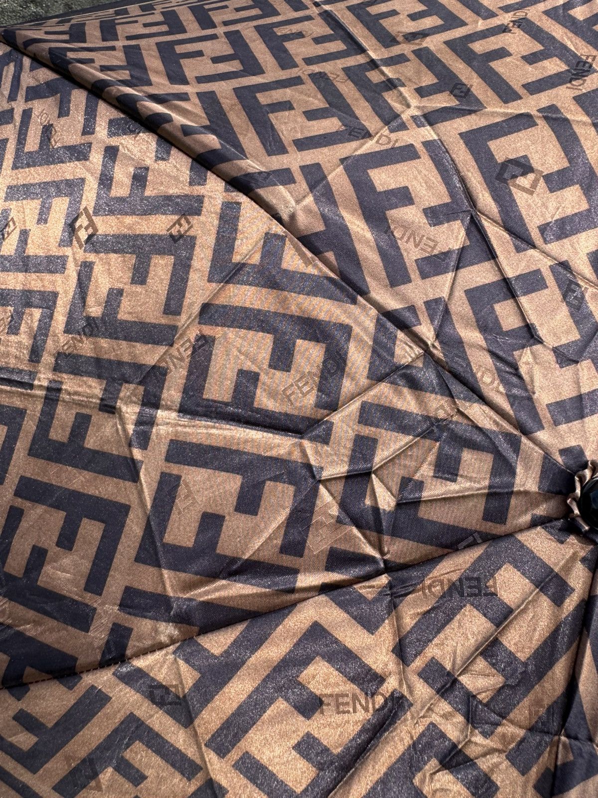 Fendi Vintage Fendi FF Zucca Monogram Folding Umbrella Size ONE SIZE - 2 Thumbnail