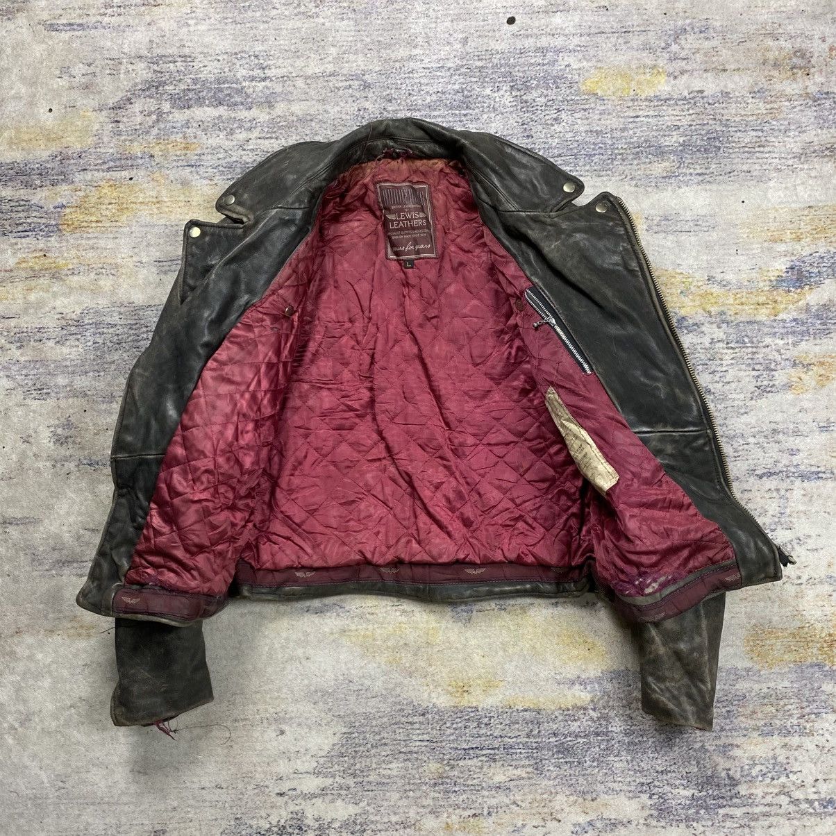 Lewis Leathers Vintage lewis leather double riders leather jacket Size US L / EU 52-54 / 3 - 14 Thumbnail