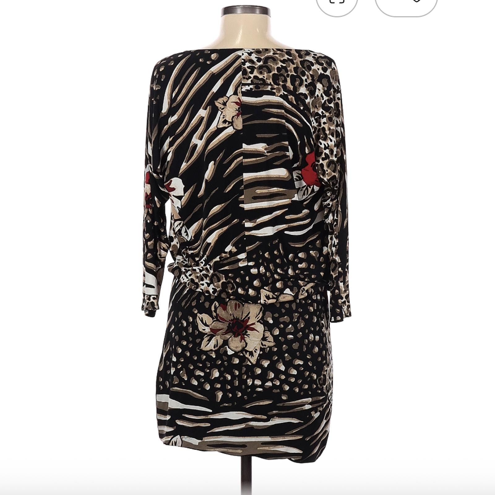 Other Cache Size M Casual Animal Print Dress Size M / US 6-8 / IT 42-44 - 2 Thumbnail