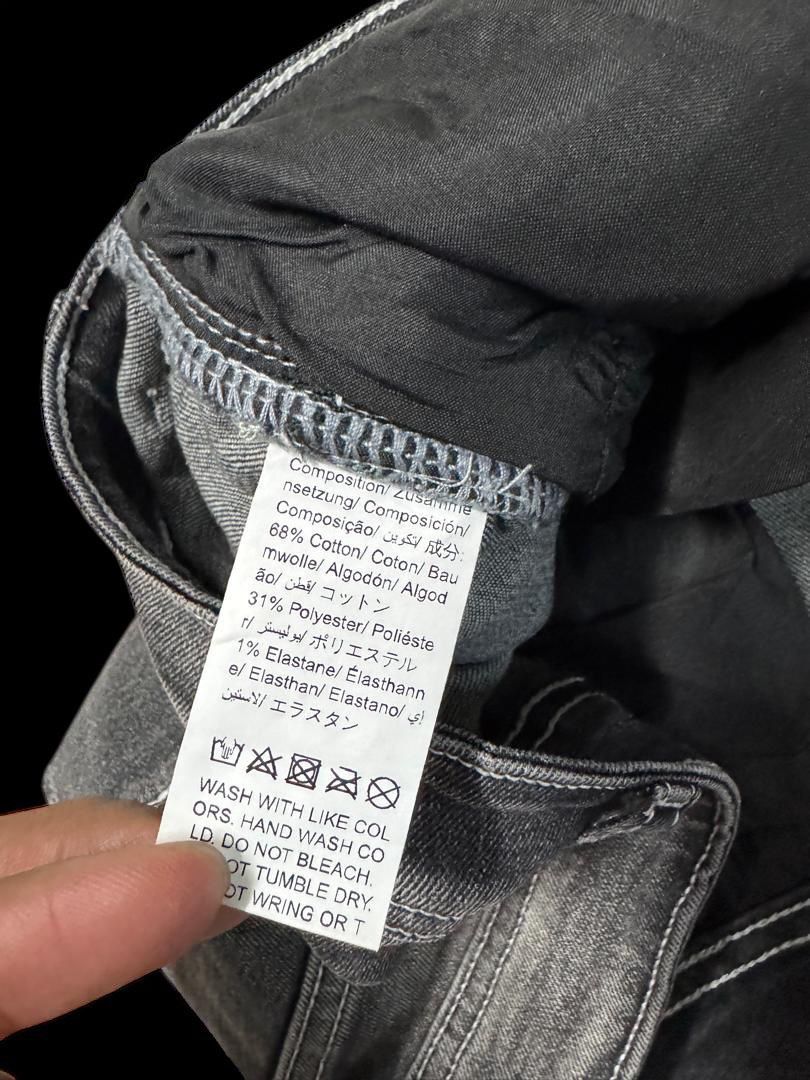 Vintage BELL BOTTOM Japanese Acid Washed Insane Bootcut Waist 25-26 Size US 26 / EU 42 - 10 Thumbnail