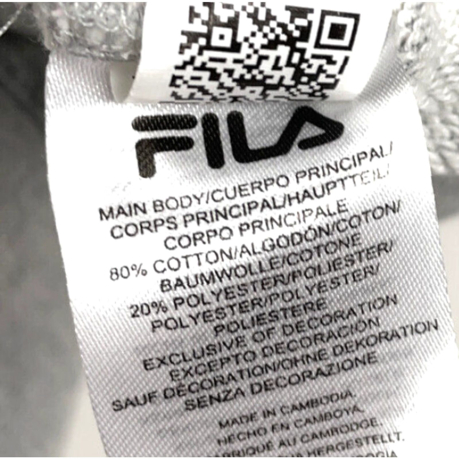 Fila FILA Sweatshirt Main Selling Point: Embroidered Logo Pullover Gray 90s Mens XL Crew Neck Cotton Blend Streetwear Shirt Size US XL / EU 56 / 4 - 5 Thumbnail