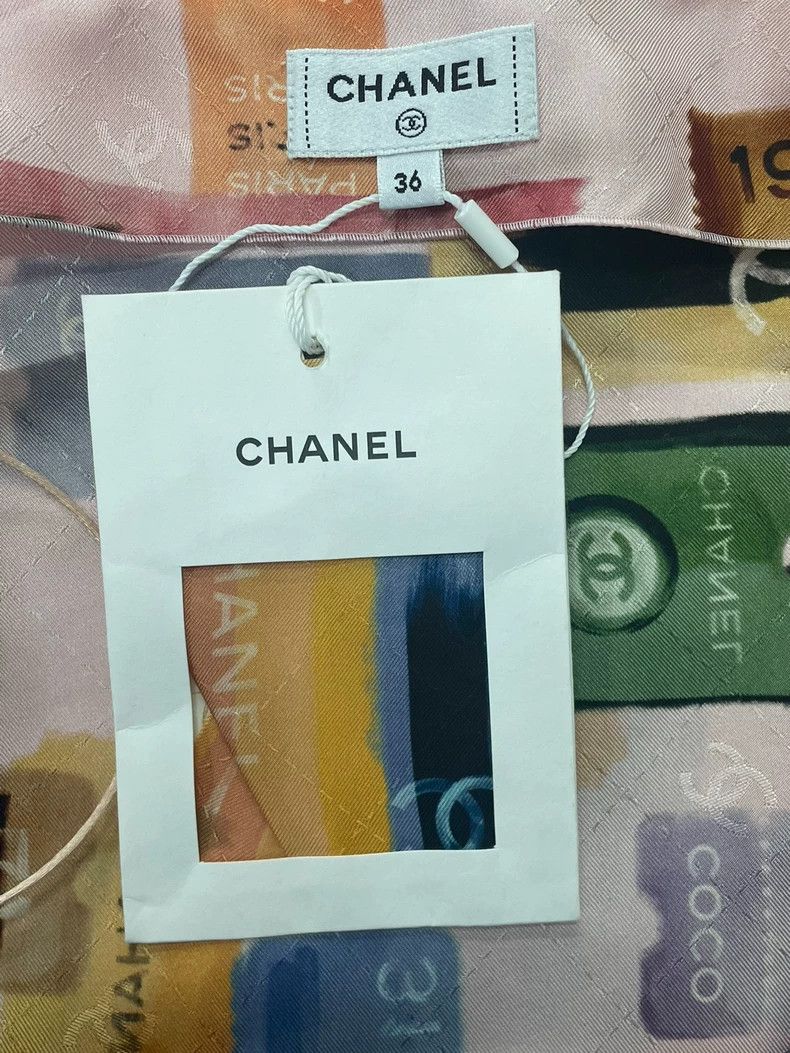 Chanel chanel 24K printed silk colour printed suspenders Size XS / US 0-2 / IT 36-38 - 4 Thumbnail