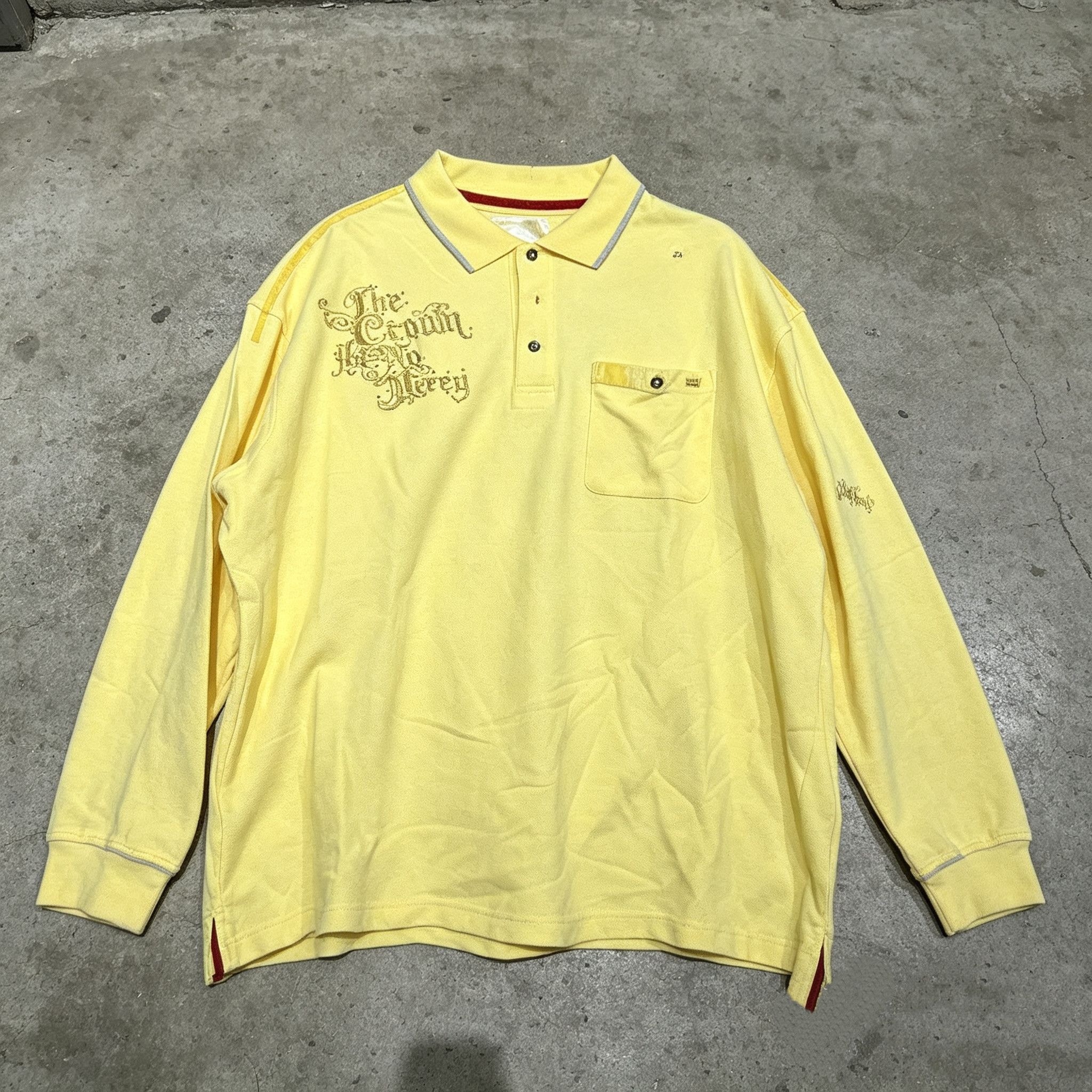 JNCO crown holder jnco style oversize polo longsleeved shirts Size US XXL / EU 58 / 5 - 1 Thumbnail