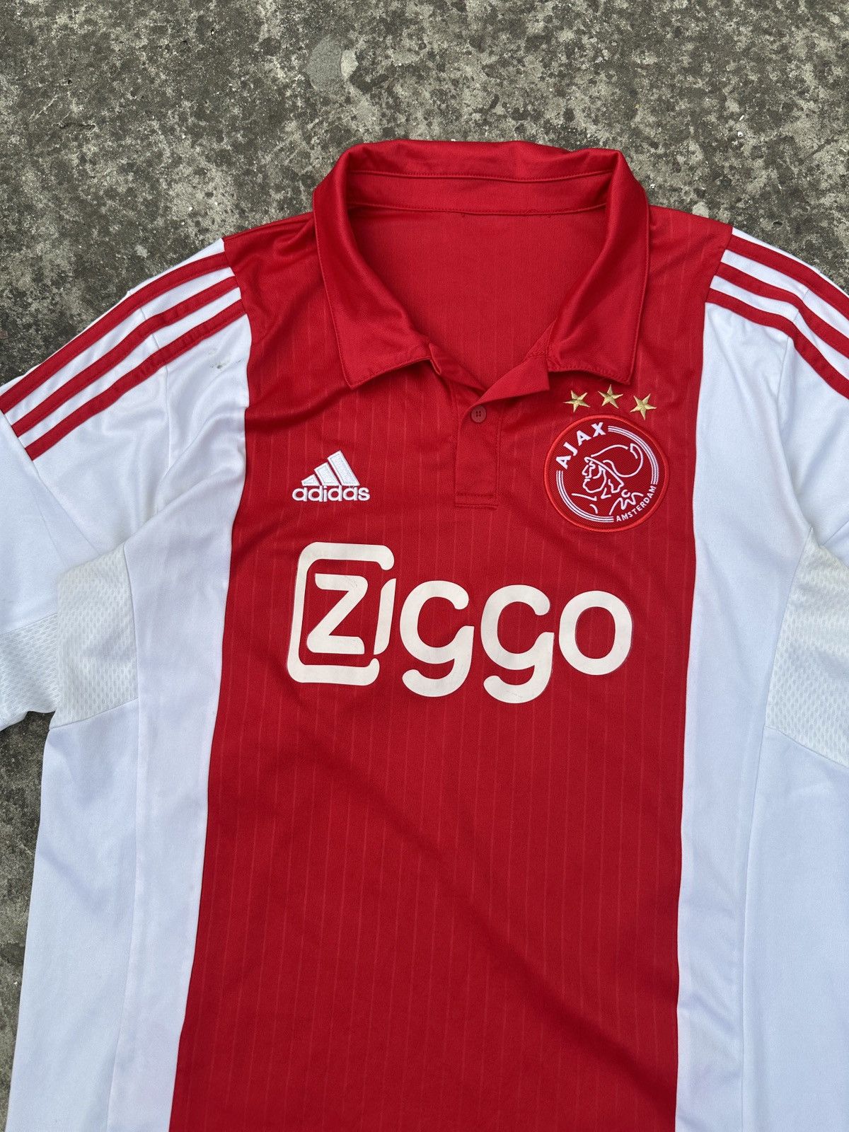 Adidas Adidas Ajax 14/15 Soccer Jersey Streetwear Rare M Casual Size US L / EU 52-54 / 3 - 2 Thumbnail
