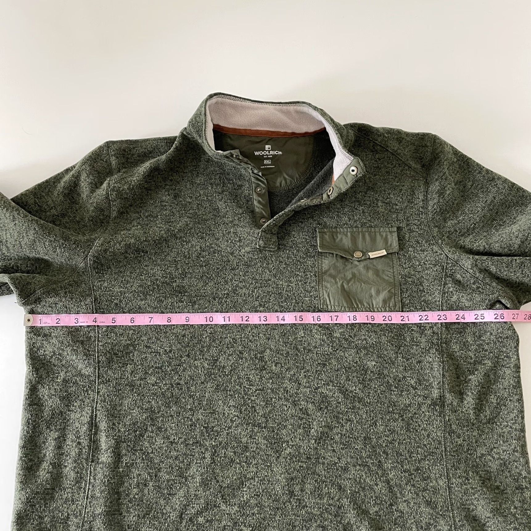 Vintage Woolrich Jacket Fleece Green 2XL Snap Pullover Knit Button Mens Size US XXL / EU 58 / 5 - 5 Thumbnail