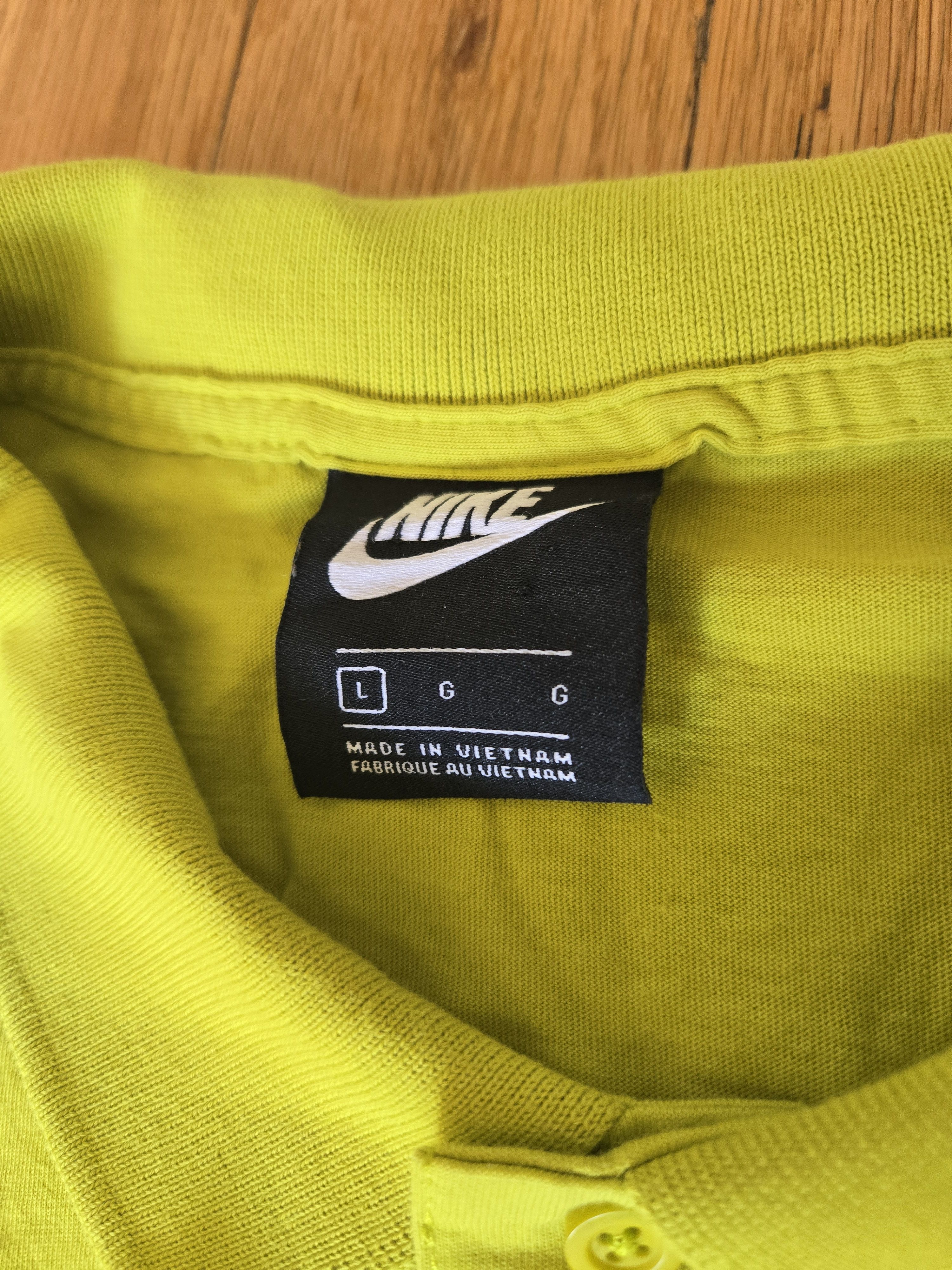 Nike Vintage Nike Polo Shirt Mens Large Yellow Y2K Size US L / EU 52-54 / 3 - 4 Thumbnail