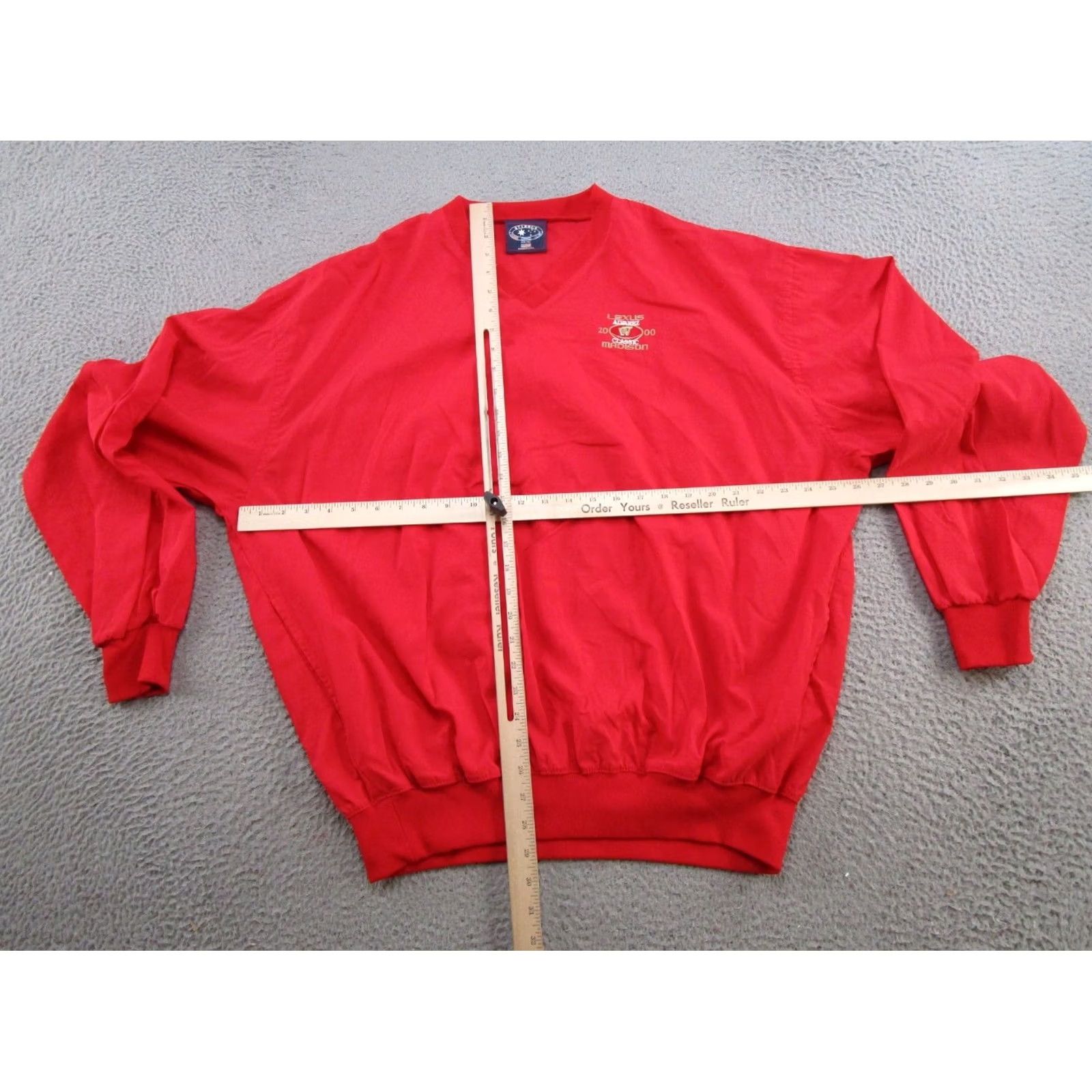 Madison Vintage Starbus Windbreaker Jacket XL Red USA Made Nike Shirt Size US XL / EU 56 / 4 - 6 Thumbnail