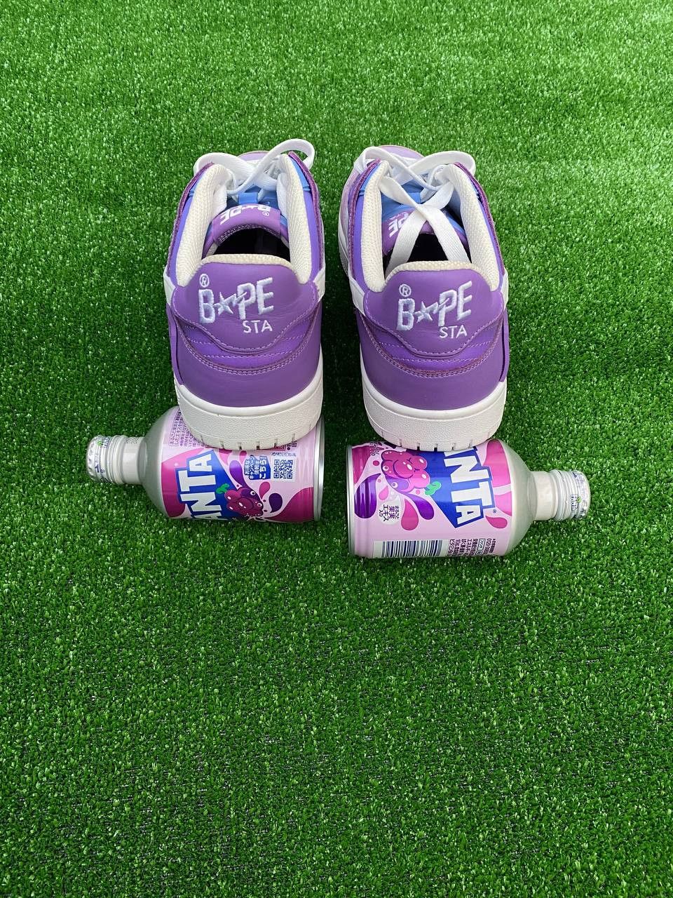 Bape Bape A Bathing Ape SK8 Sneakers Purple/Light Blue Bape Sta Size US 9 / EU 42 - 9 Thumbnail