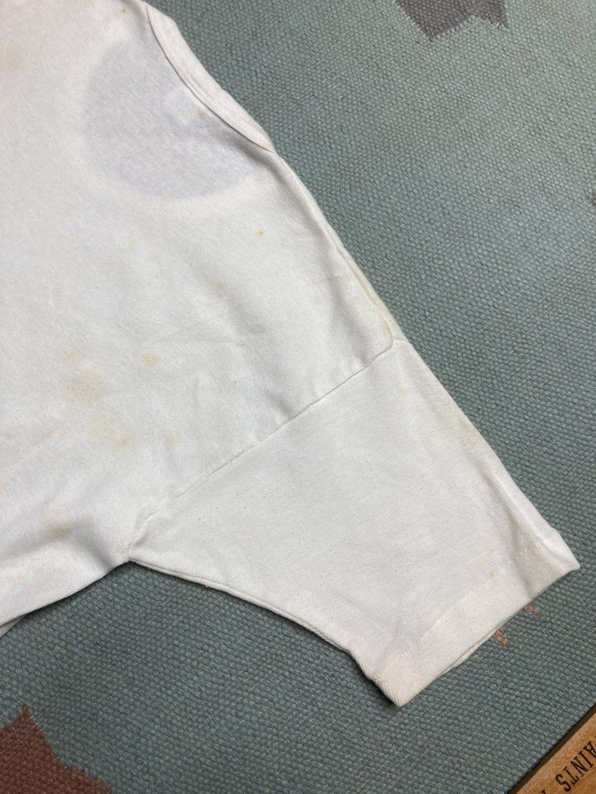 Vintage 60s blank white t shirt mayo spruce grunge soft cotton large Size US L / EU 52-54 / 3 - 10 Thumbnail