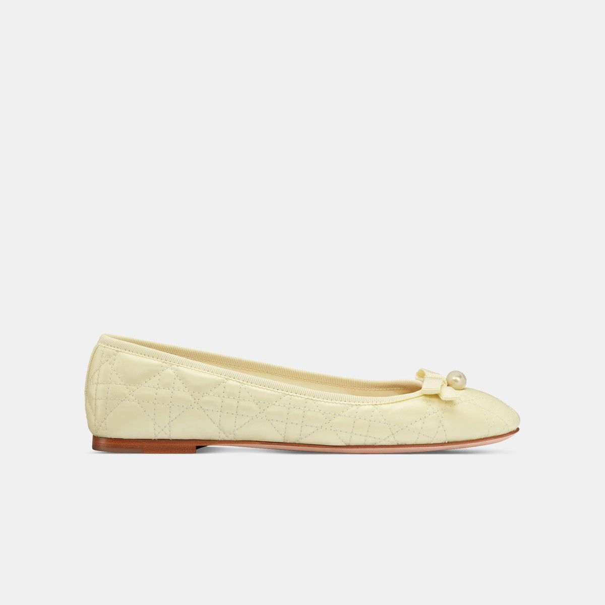Dior o1bcso1str0226 Dior Ballet Flat in Pastel Yellow Size US 6 / IT 36 - 1 Thumbnail