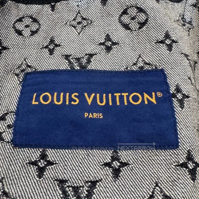 Louis Vuitton Louis Vuitton Rhinestone full print presbyopic denim jacke Size US M / EU 48-50 / 2 - 2 Thumbnail