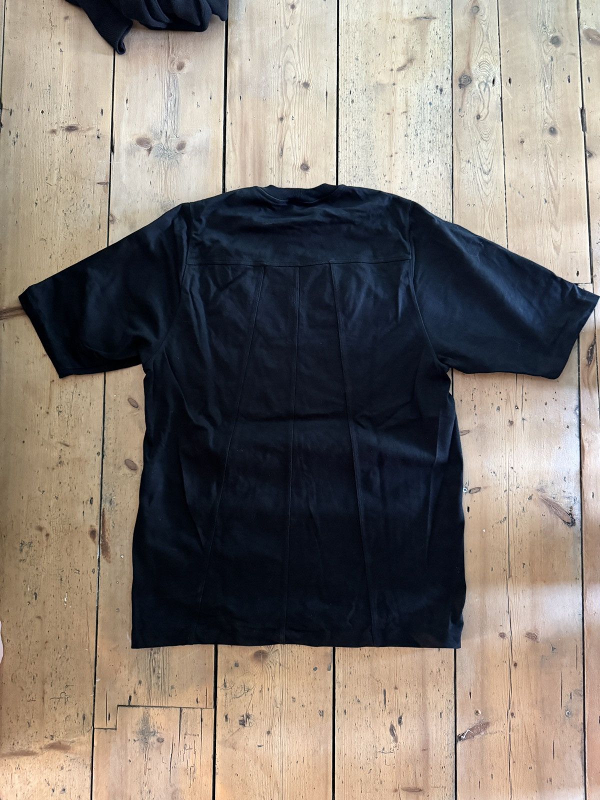 Rick Owens Oversize splint tee in thick cotton Size US M / EU 48-50 / 2 - 6 Thumbnail