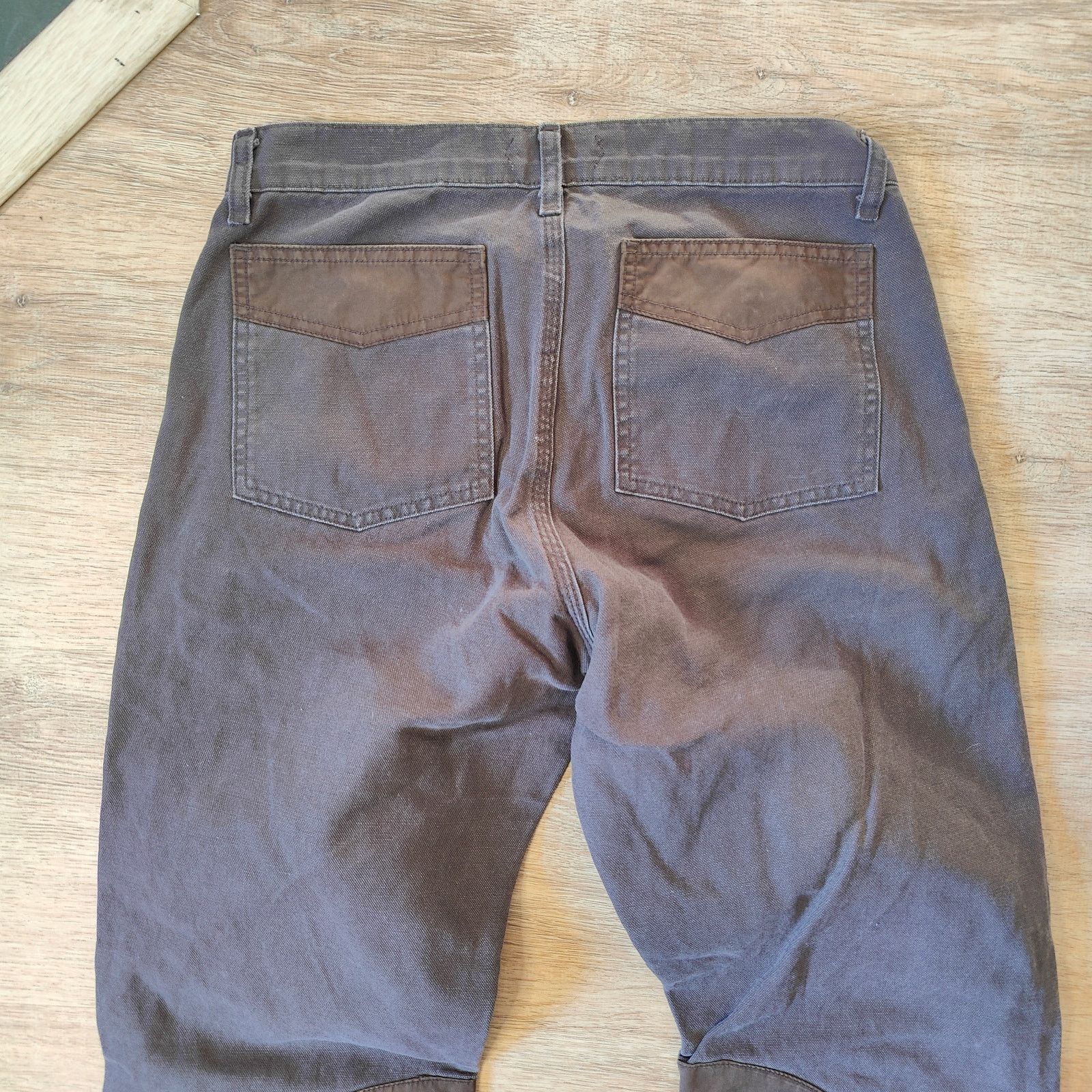 Cherry LA Cherry LA Mixed Media Pants Womens 29 Brown Stirrup Leg Size 29" - 4 Thumbnail