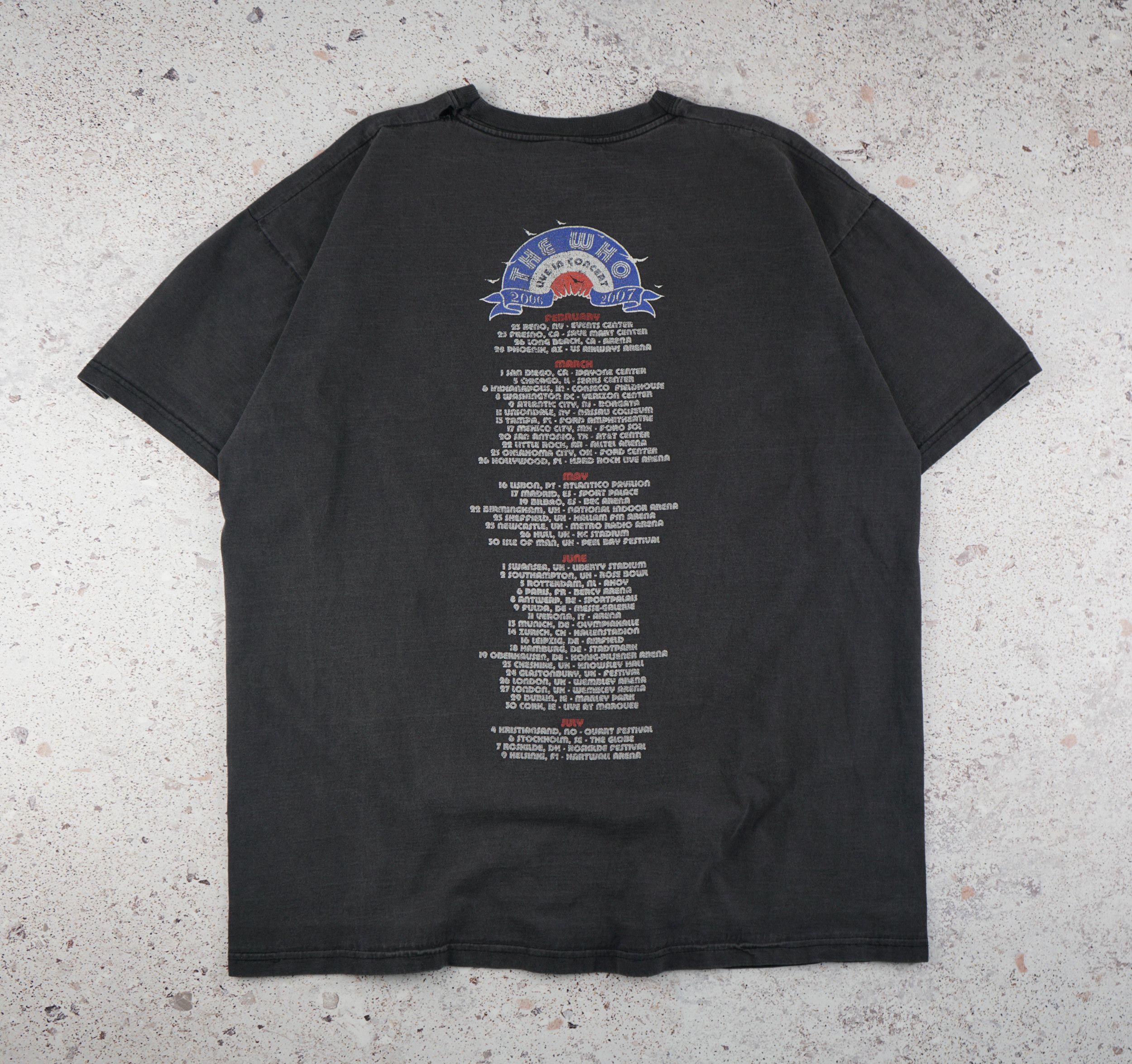 Band Tees × Vintage Vintage The Who Live In Concert Tour T Shirt 2006 Size US M / EU 48-50 / 2 - 10 Thumbnail