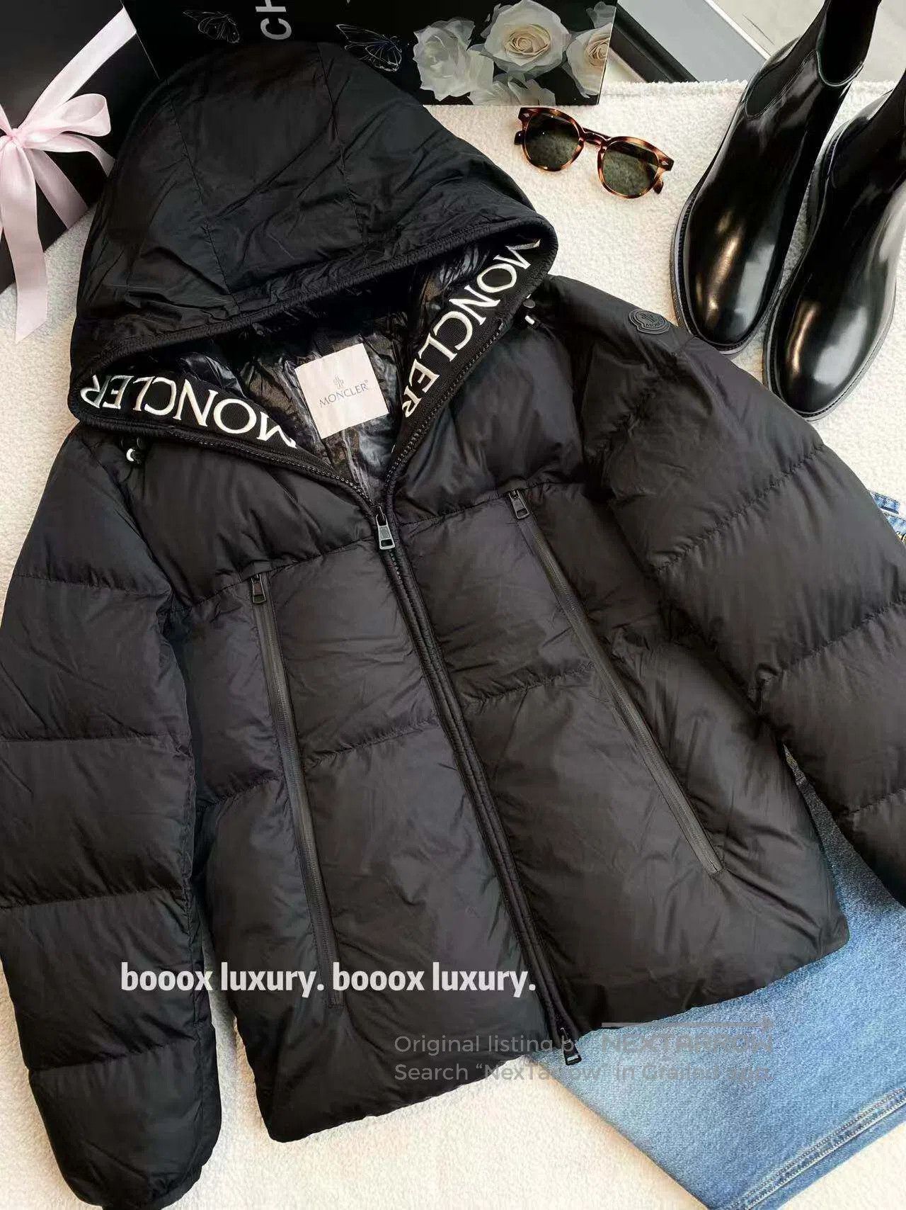 Moncler Moncler Size 1 Embroidered hooded down jacket| Size M / US 6-8 / IT 42-44 - 1 Thumbnail
