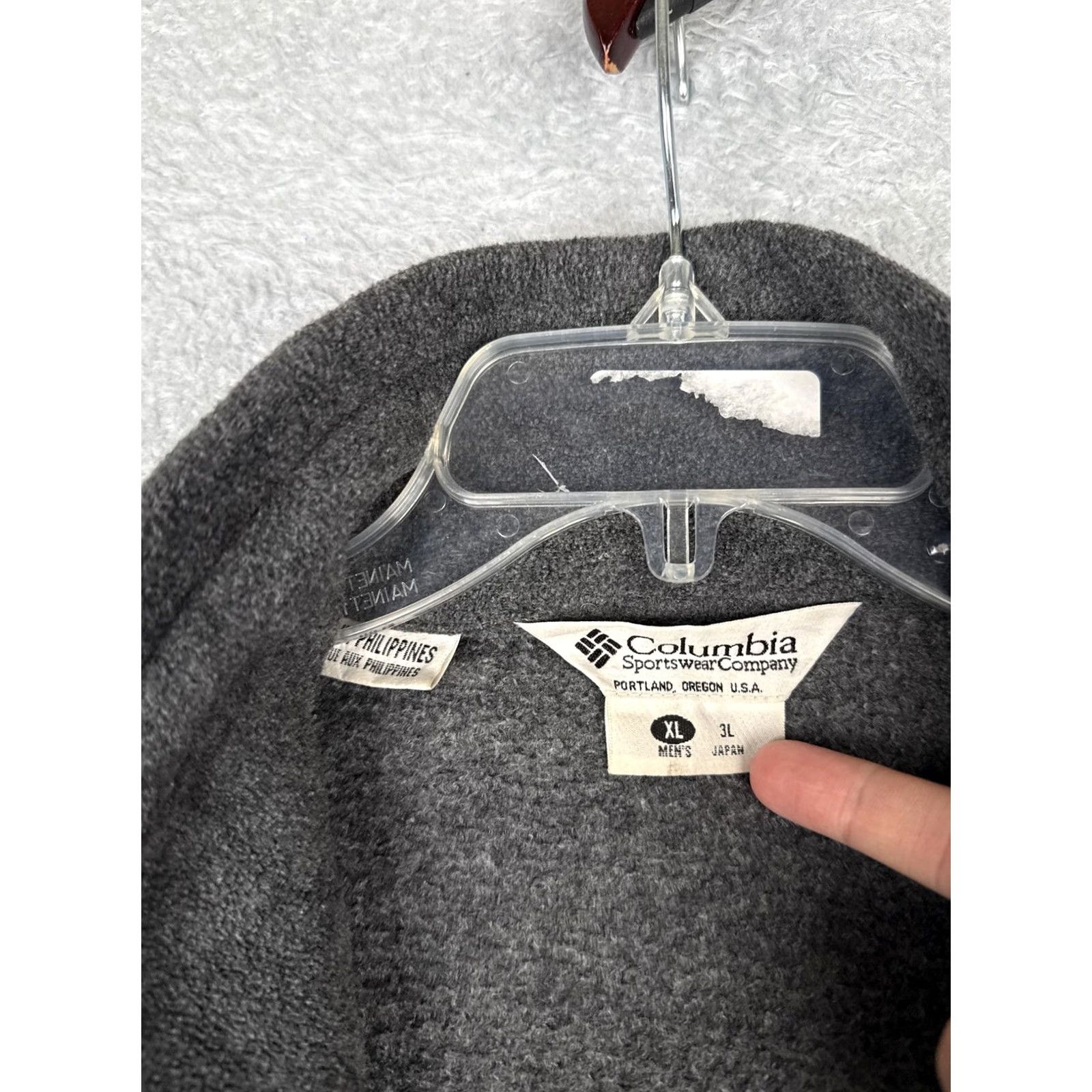 Vintage VINTAGE Columbia Fleece Jacket Mens XL Gray Full Zip Pockets Outdoor Hiking Size US XL / EU 56 / 4 - 6 Thumbnail
