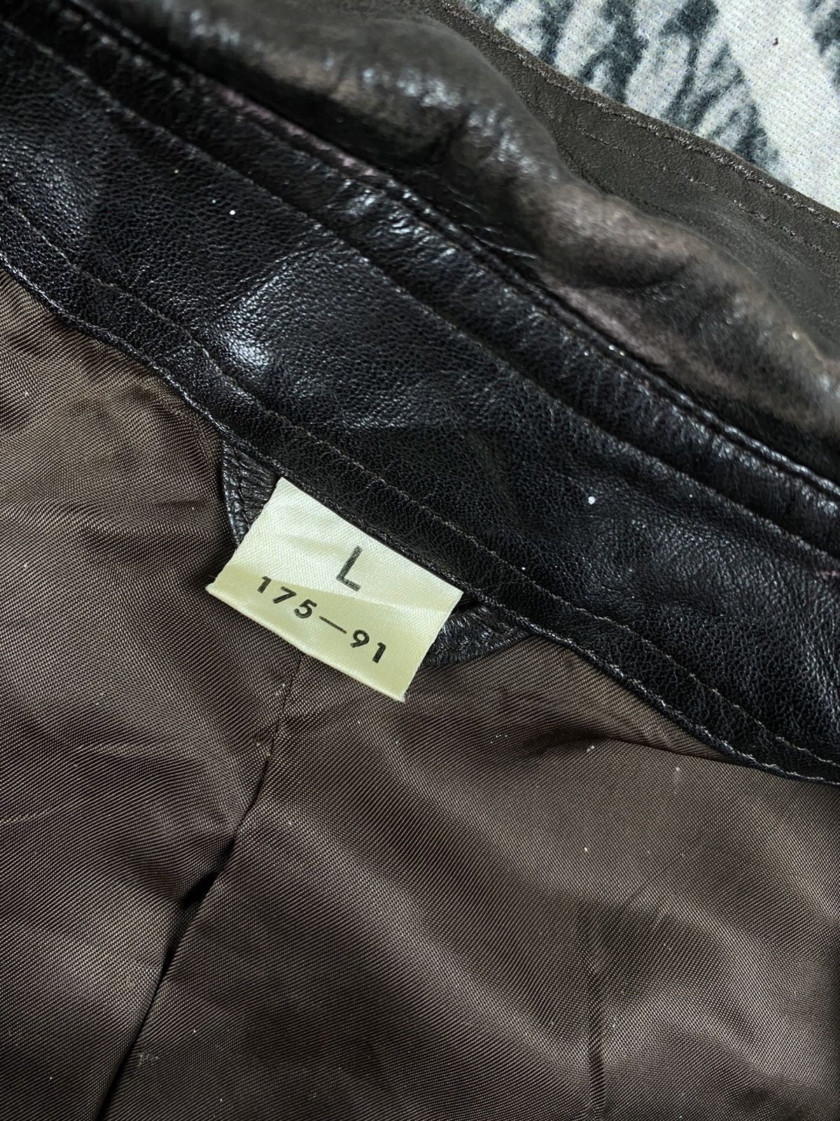 Genuine Leather Vintage Intermezzo Dark Brown Button Up Leather Jacket Size US M / EU 48-50 / 2 - 12 Thumbnail