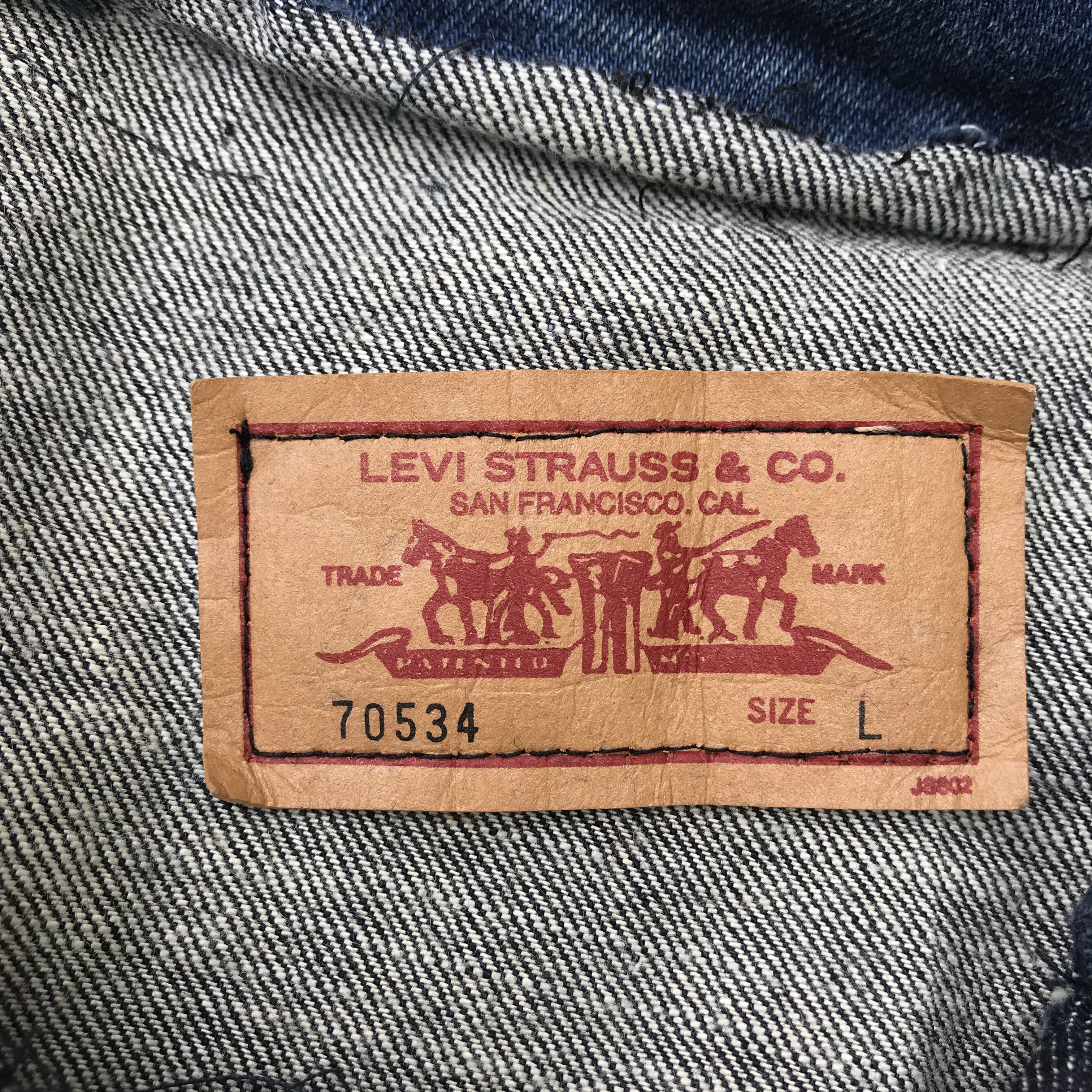 Levi's Levis Chore Sherpa Pocket Denim jeans Jacket Made in mexico Size US L / EU 52-54 / 3 - 5 Thumbnail