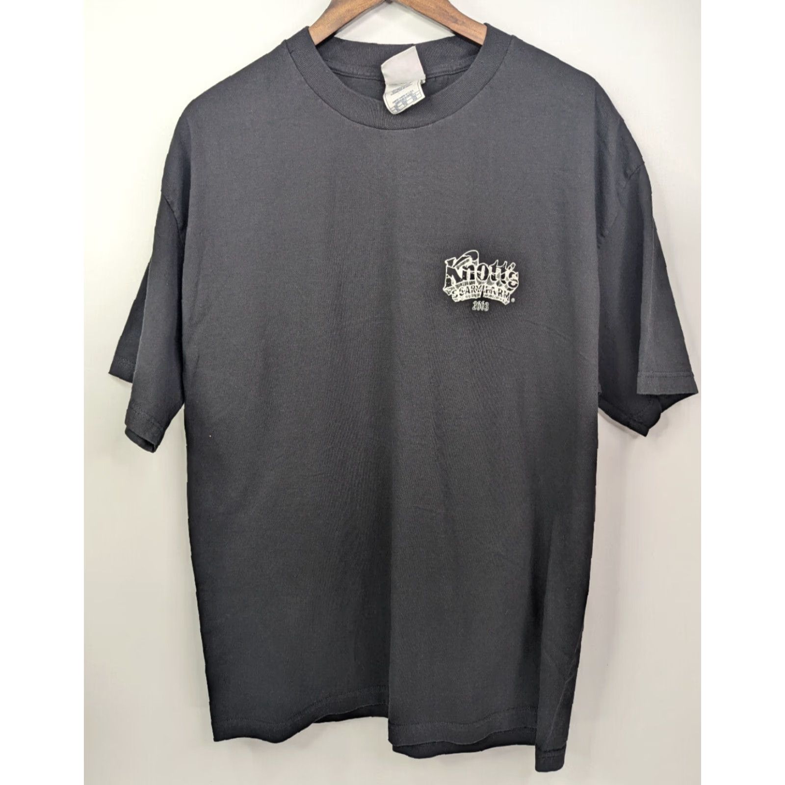 Vintage VINTAGE Knotts Scary Farm 2003 Halloween Haunt T-Shirt Black XL Mens Horror Double-Sided Size US XL / EU 56 / 4 - 3 Thumbnail