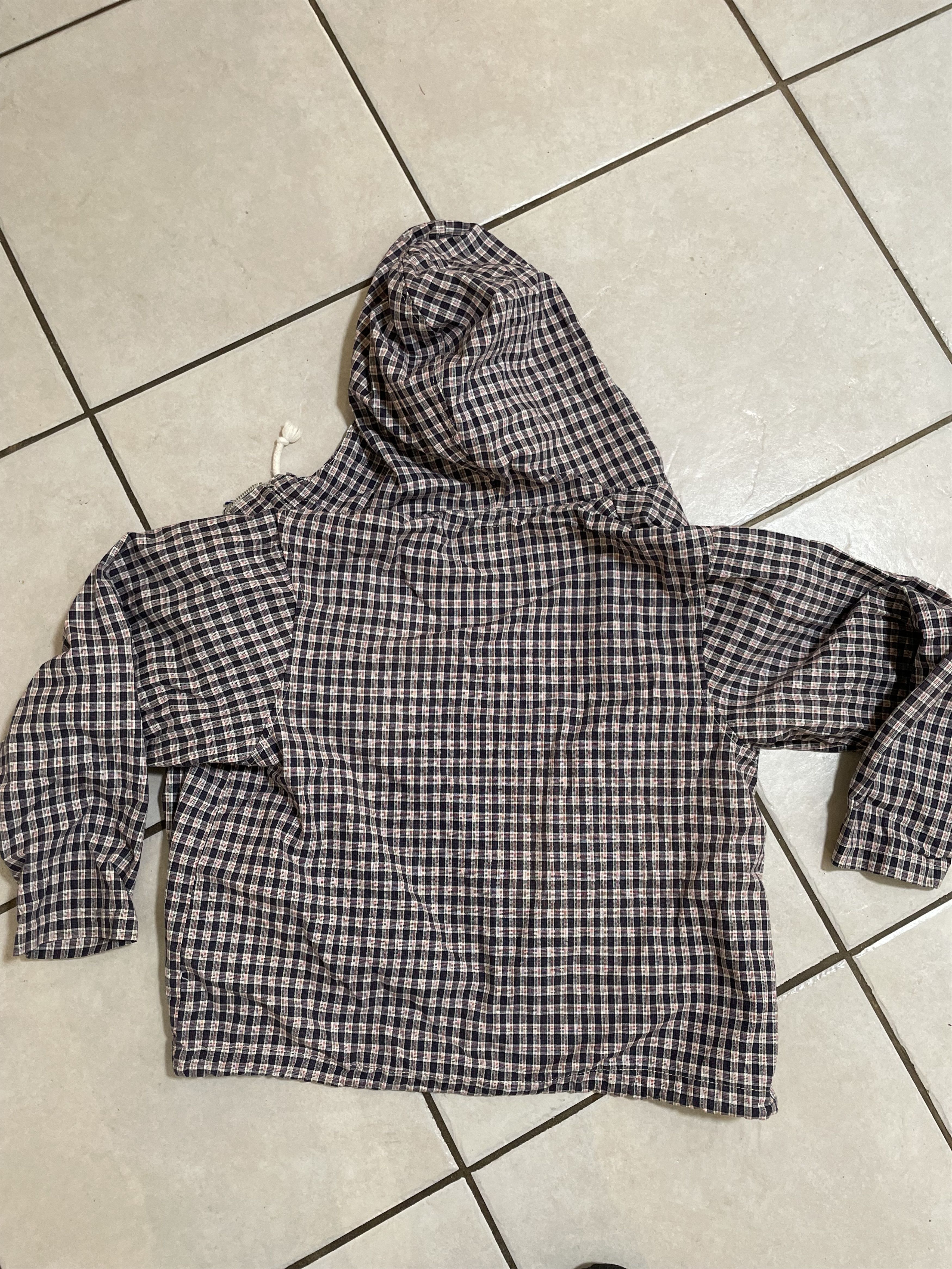 Lee Lee Casuals light checkered jacket with drawstrings Size US M / EU 48-50 / 2 - 3 Thumbnail