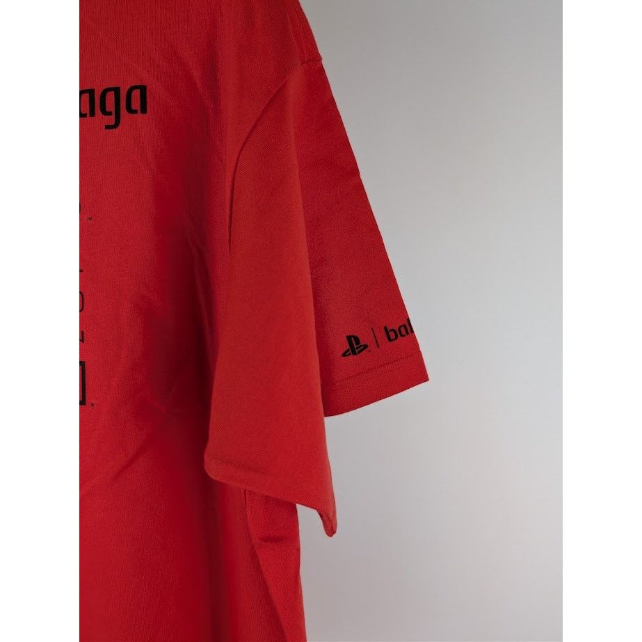 Balenciaga o1rshd1 Playstation Vintage Jersey T-Shirt in Red Size US XS / EU 42 / 0 - 12 Thumbnail