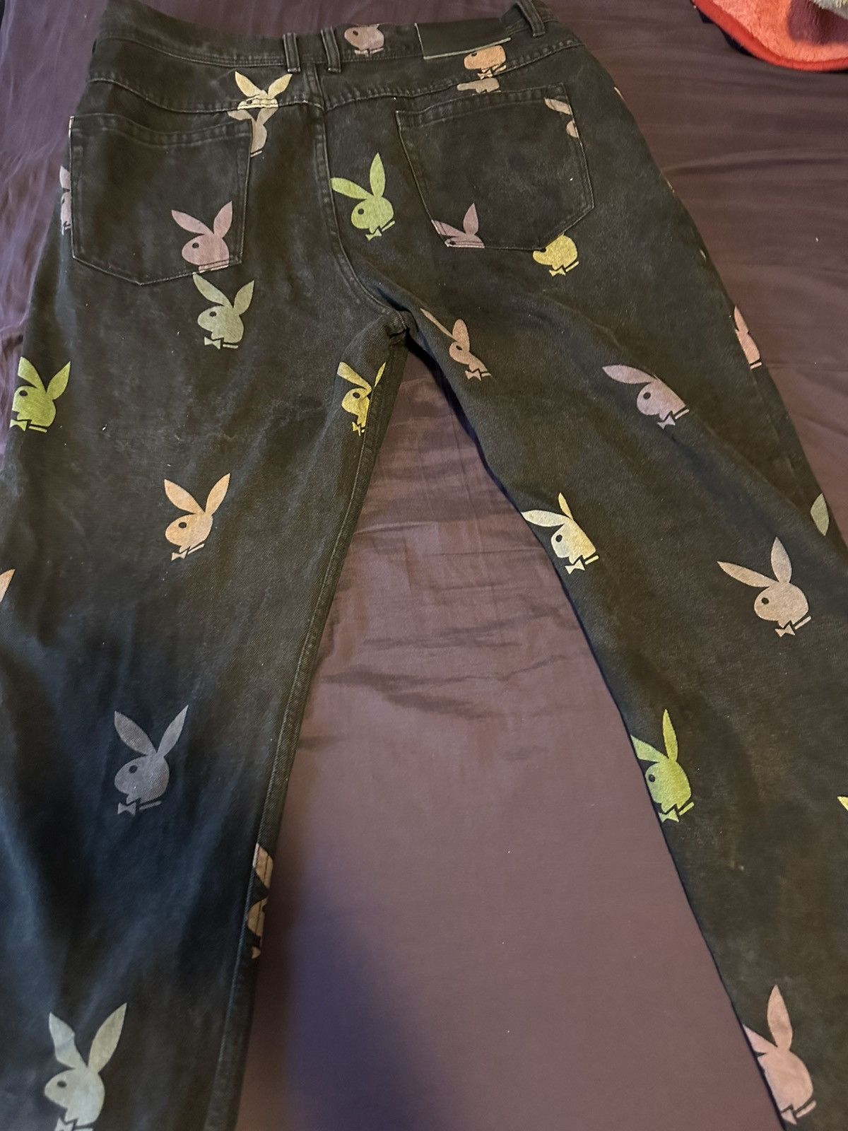 Playboy × Pleasures Black Playboy x Pleasures Collab Jeans Size US 38 / EU 54 - 1 Thumbnail