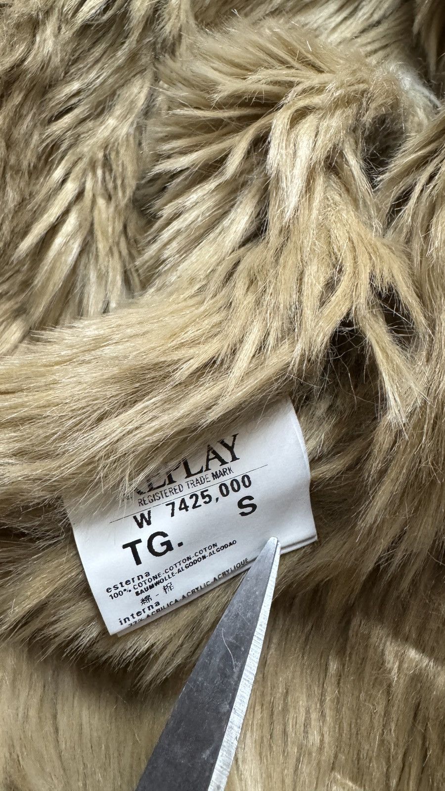 Hysteric Glamour Vintage Y2K Replay Faux Fur Denim Jacket gucci dolce gabbana Size S / US 4 / IT 40 - 7 Thumbnail