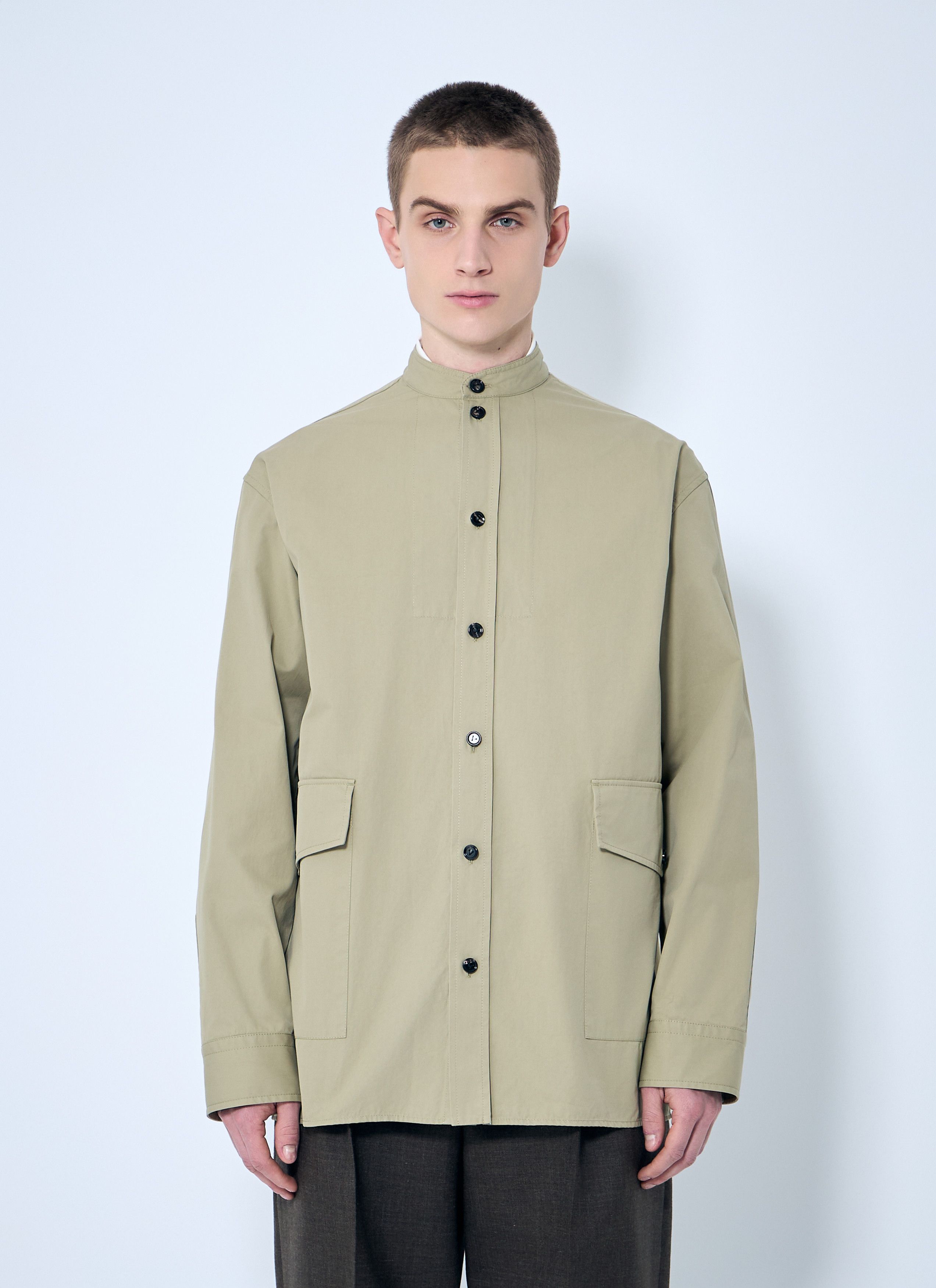 Bottega Veneta Light-Cotton Twill Overshirt Size US S / EU 44-46 / 1 - 1 Thumbnail