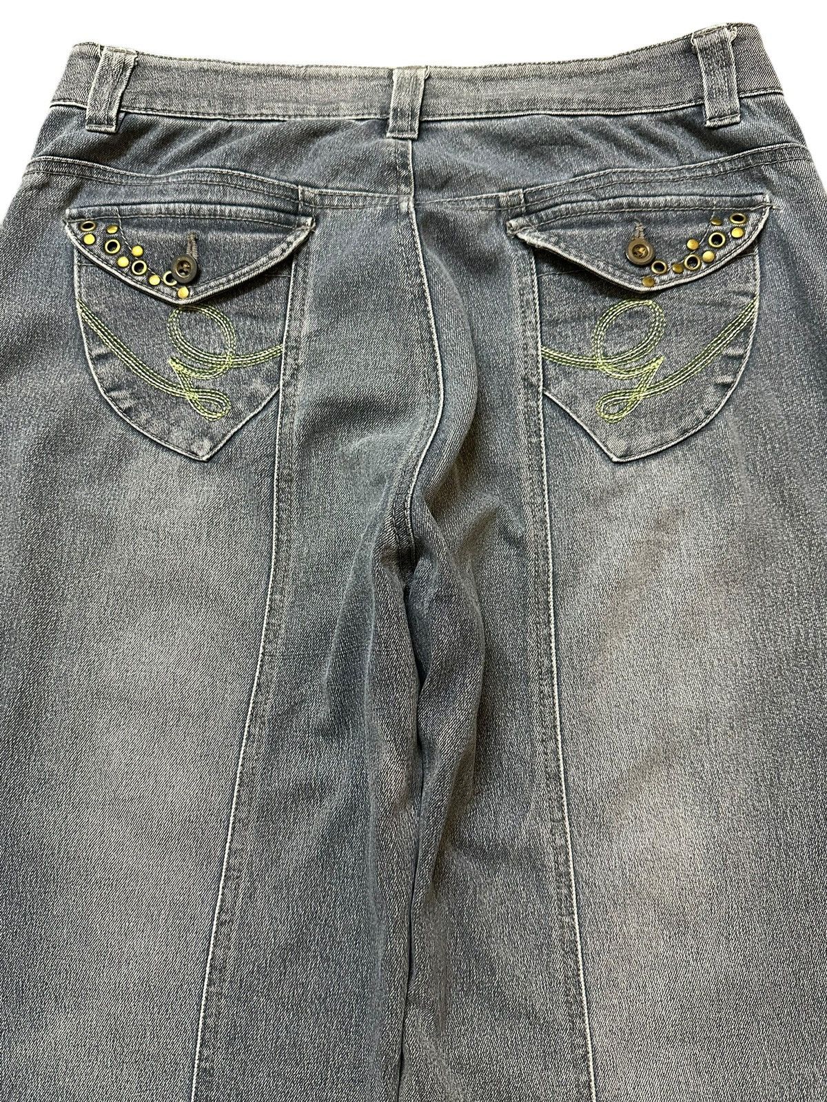 Japanese Brand Vintage Japanese Brand Blue Faded Wash Wide Leg Baggy Jeans Size US 30 / EU 46 - 5 Thumbnail